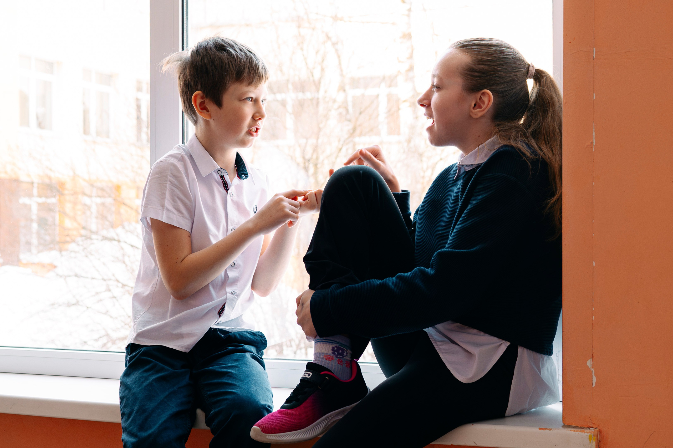 Школьная фотосессия для начальных классов. Анна Боровикова, фотограф Пушкино