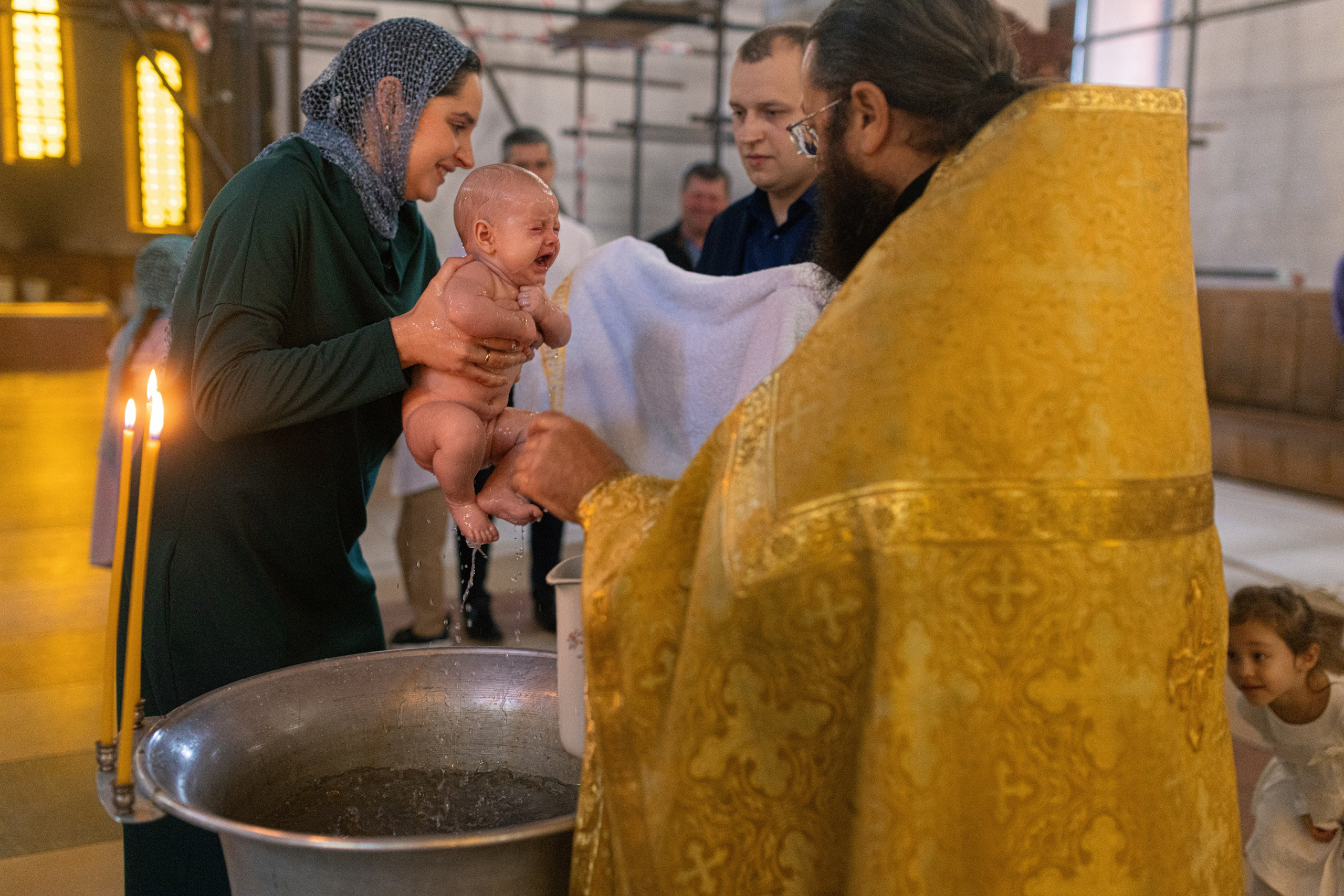 Крещение Алины. Дмитрий Шульгин, портретный фотограф в Воронеже