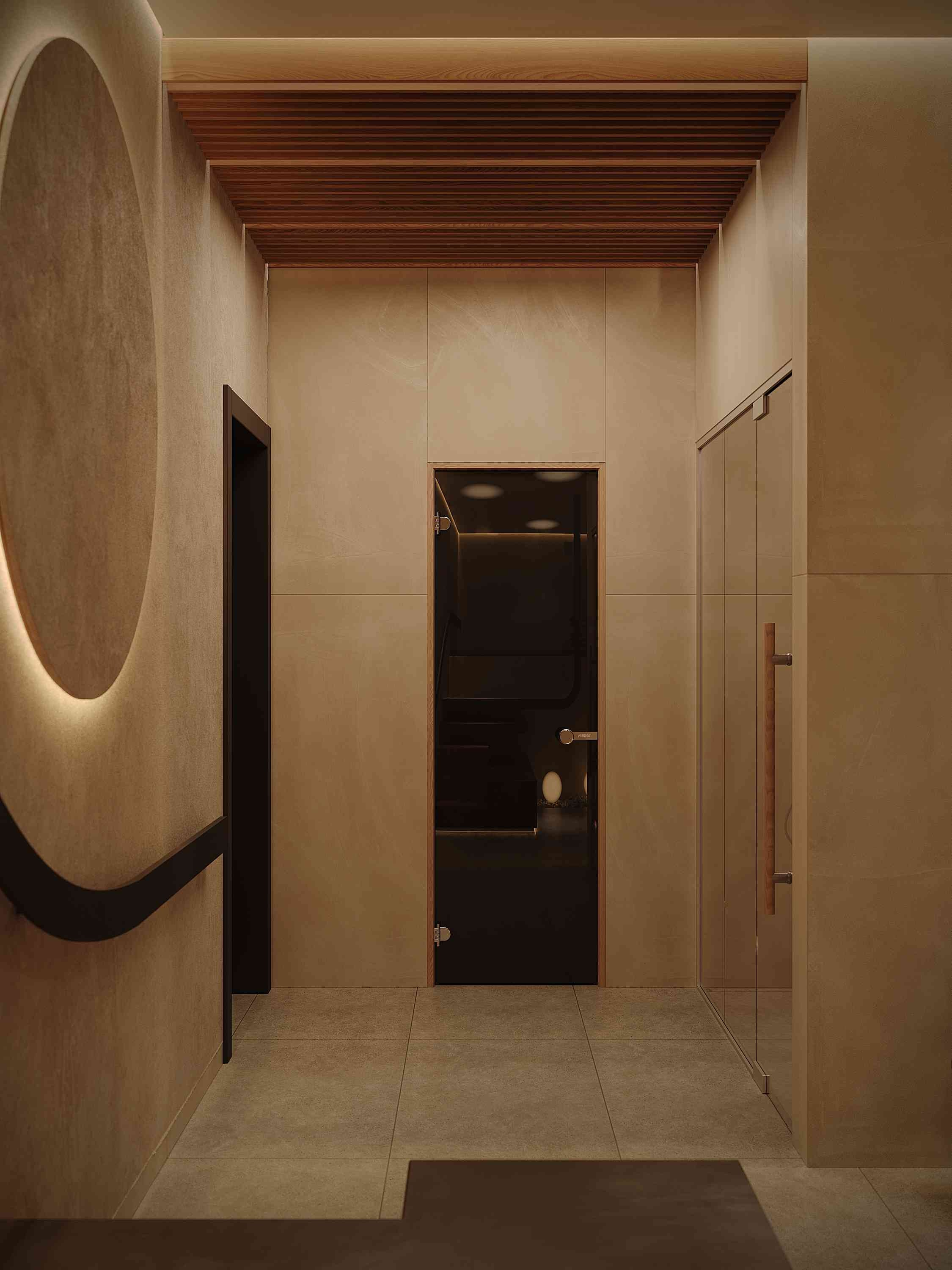 Дизайн интерьера частного spa-комплекса в Самаре и Тольятти. Студия дизайна интерьера «Строчка» | Москва, Санкт-Петербург, Самара, Казань, Тольятти, Ульяновск и другие города России