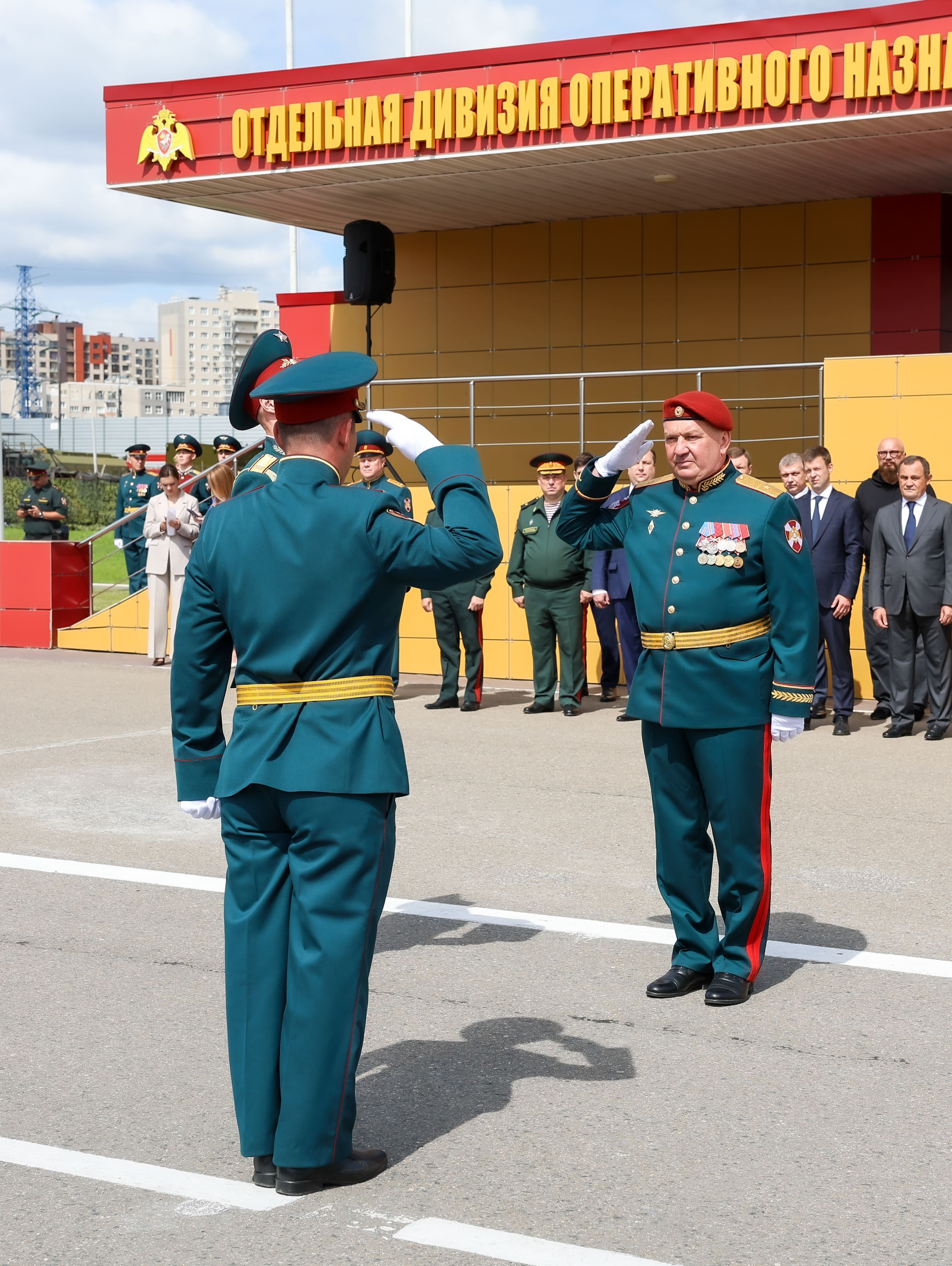102 года дивизии Дзержинского в Балашихе — фоторепортаж с торжественных мероприятий