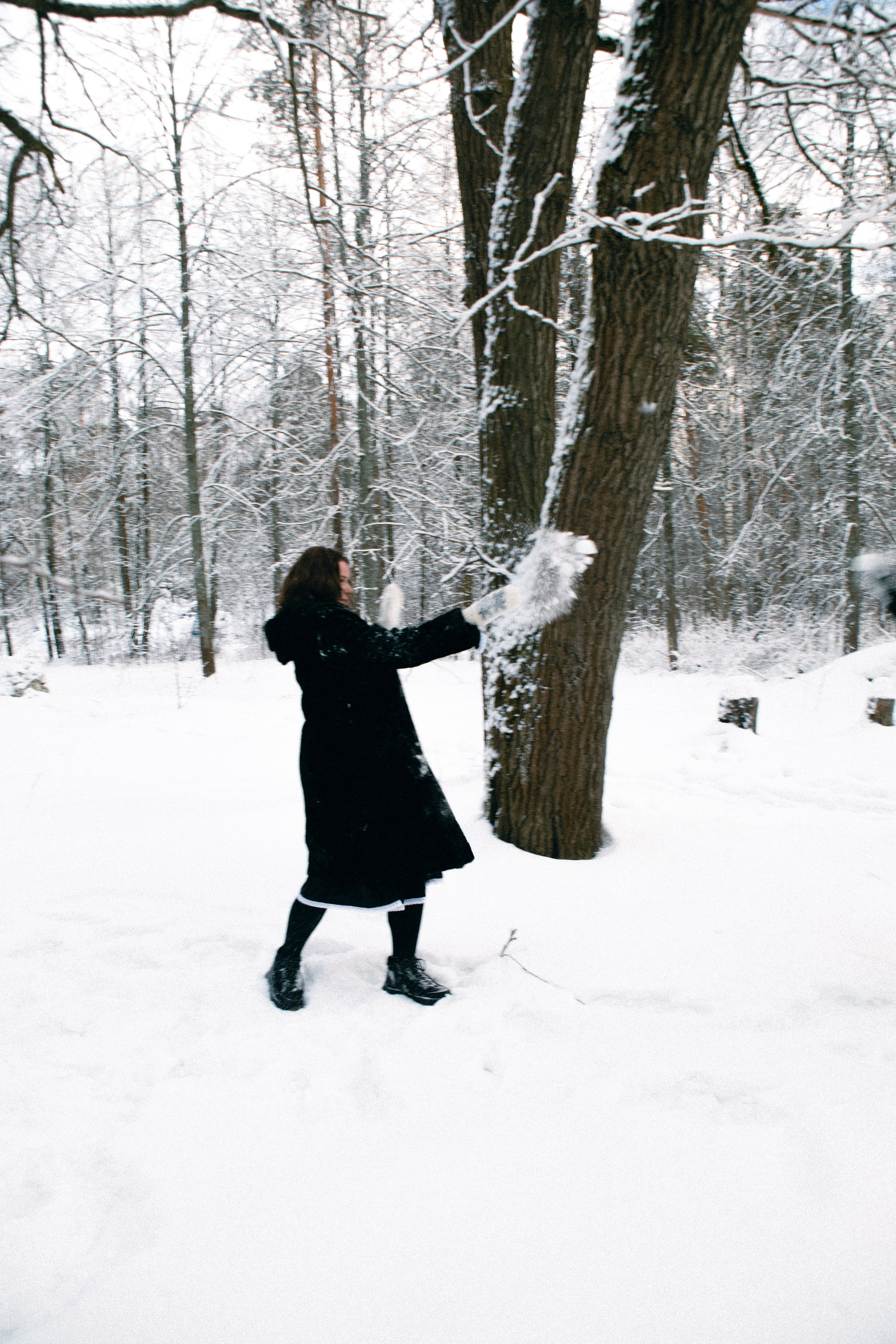 Лавстори в зимнем лесу. Портретный фотограф в Иванове Ольга Гуральник