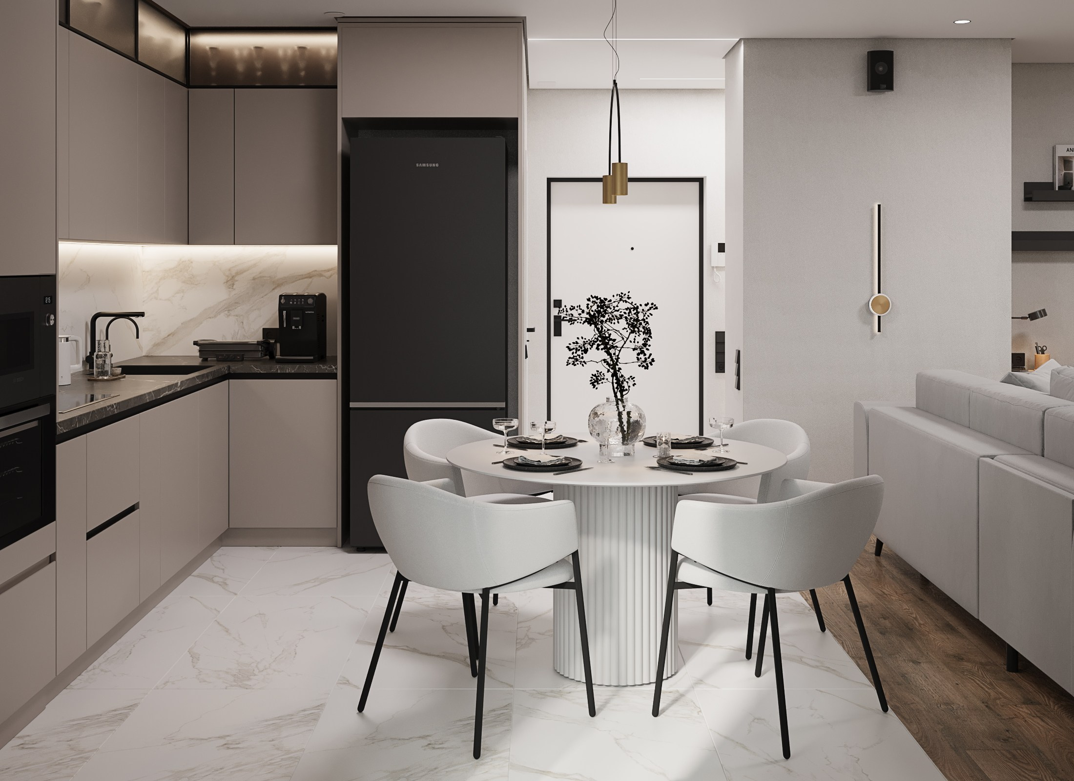 ЖК «ID SVETLANOVSKIY». Студия дизайна интерьеров FORMA