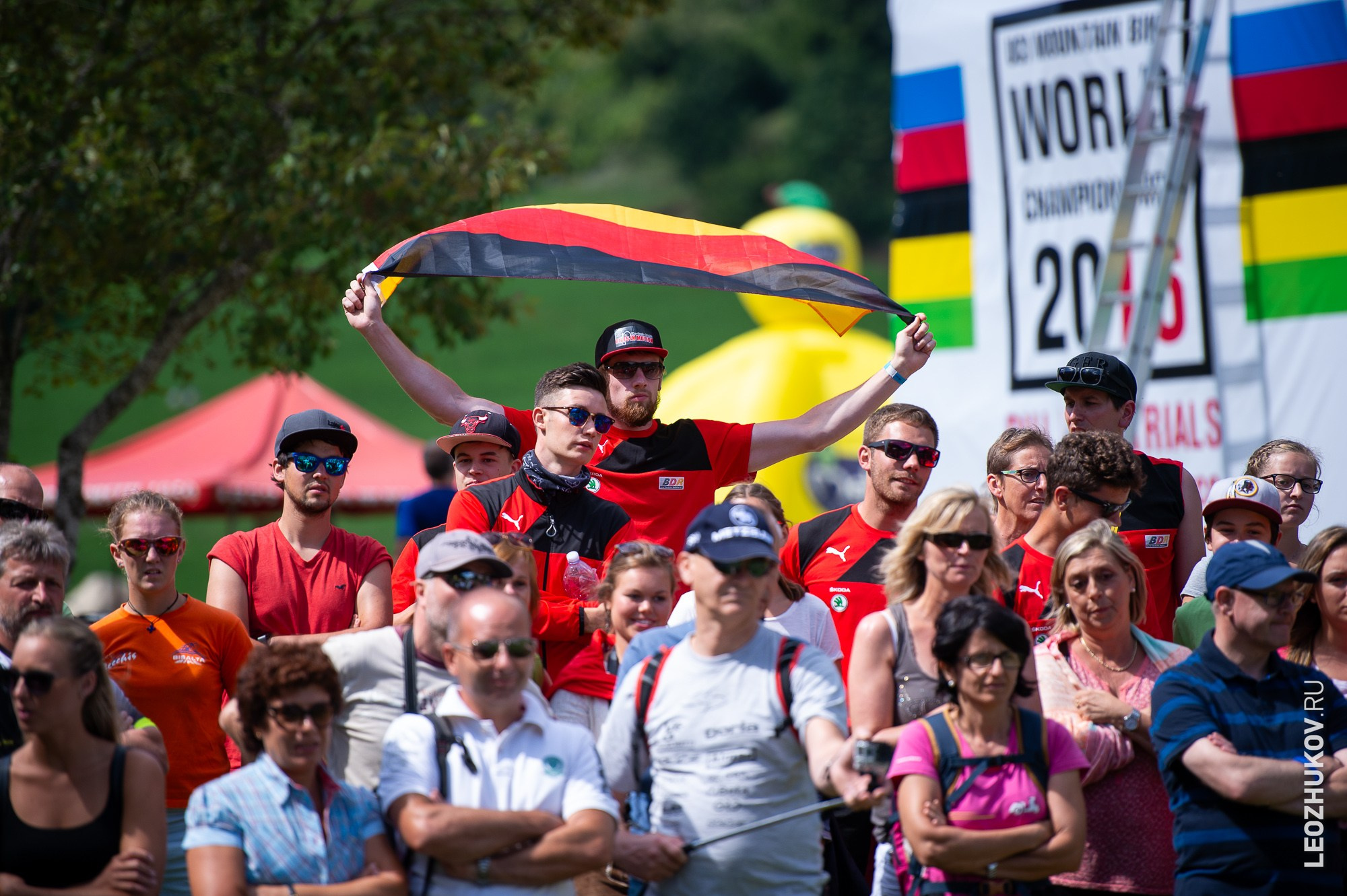 UCI Trials World Championships 2016 — finals. Sports photographer Leonid Zhukov