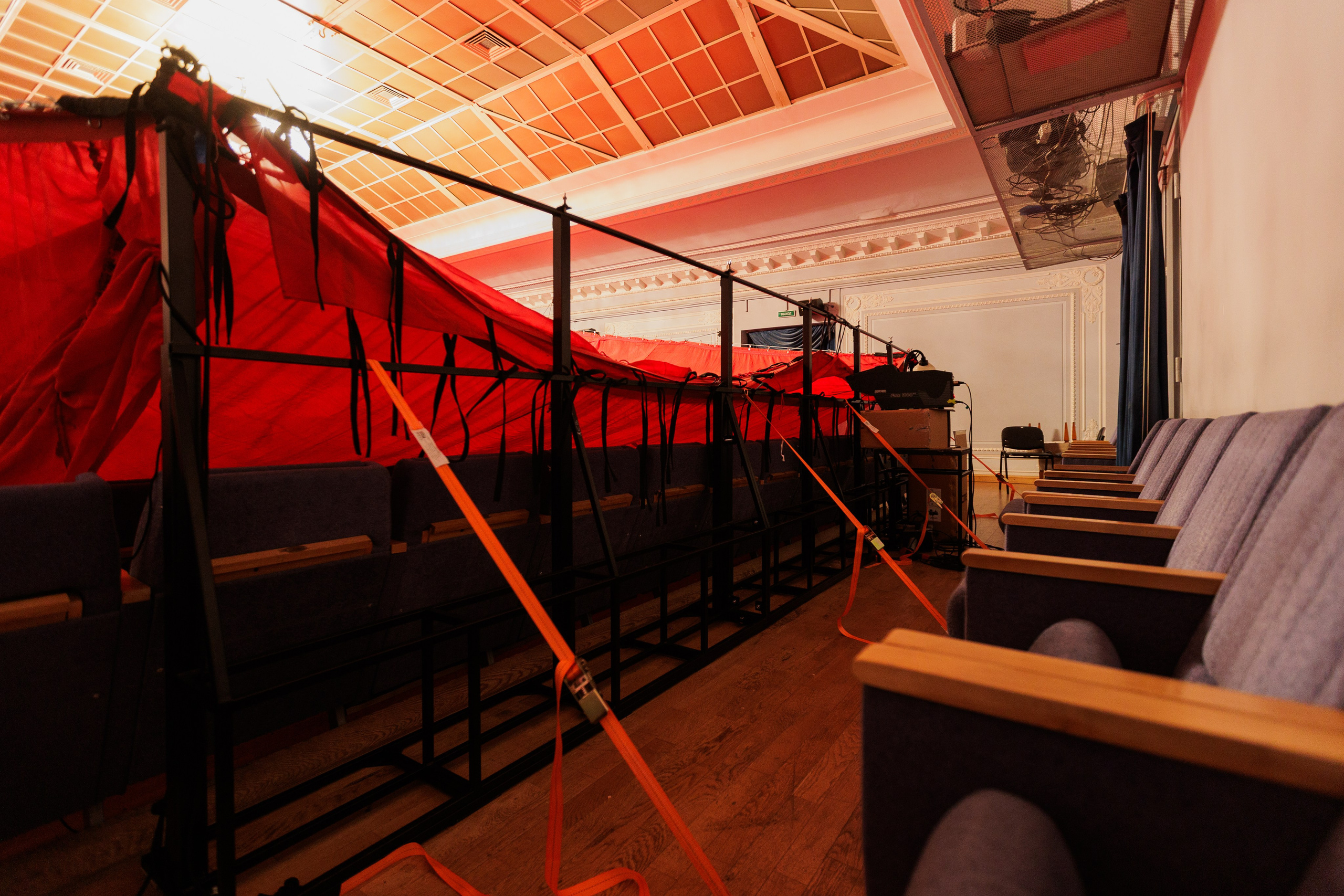 Декорации для спектакля «Алые паруса» | Театр БТК. История занавеса. Превращаем идею в технологию