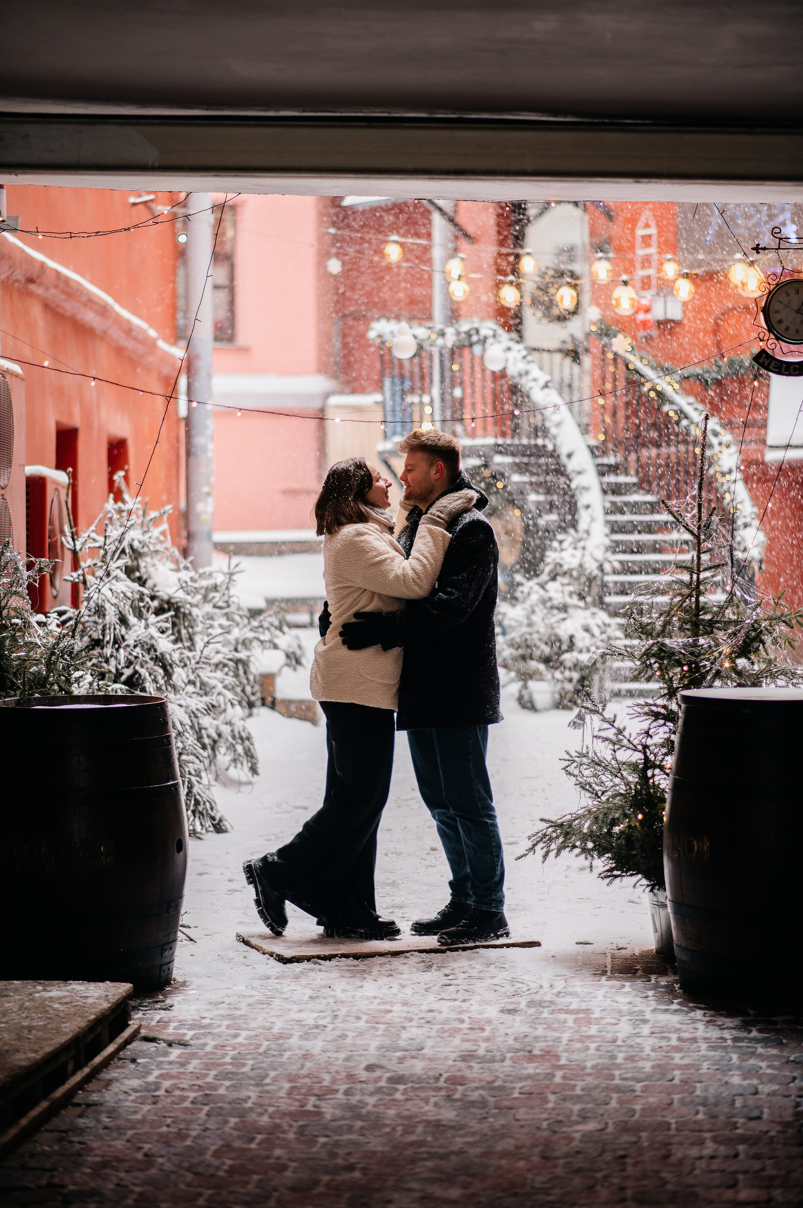 Зимняя фотосессия для Влада и Алены. Катя Курлович — семейный фотограф в Бобруйске и Минске