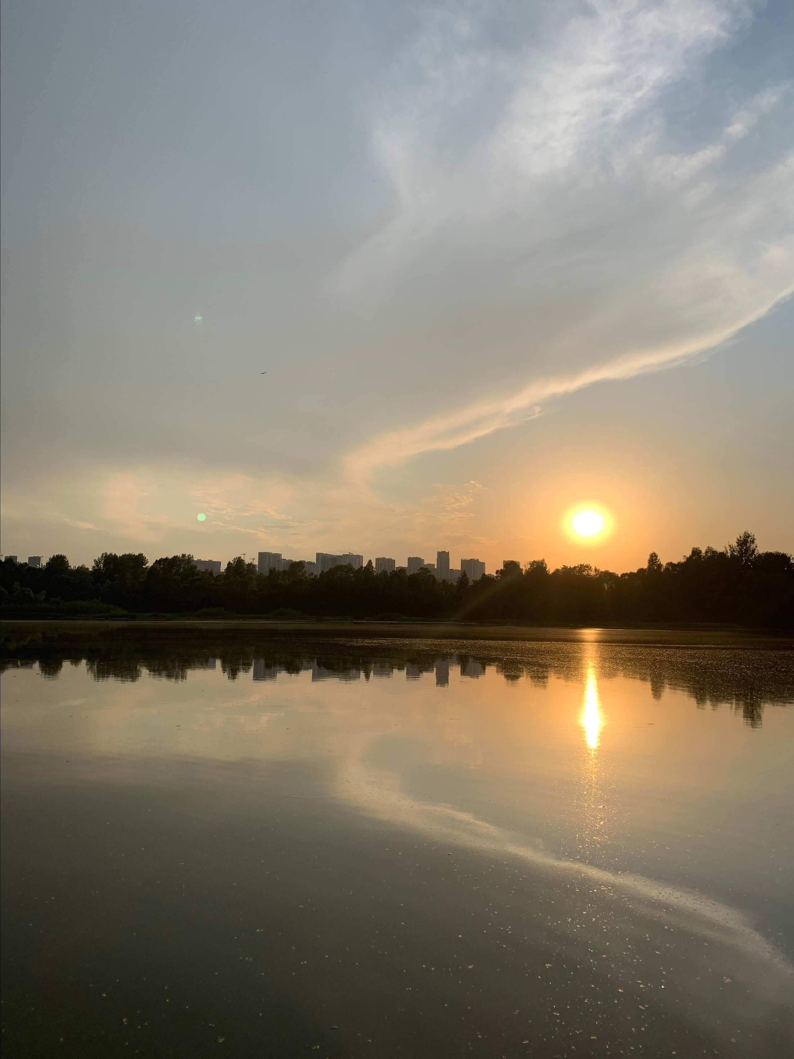 Рассвет на сапах в Сипайловских карьерах