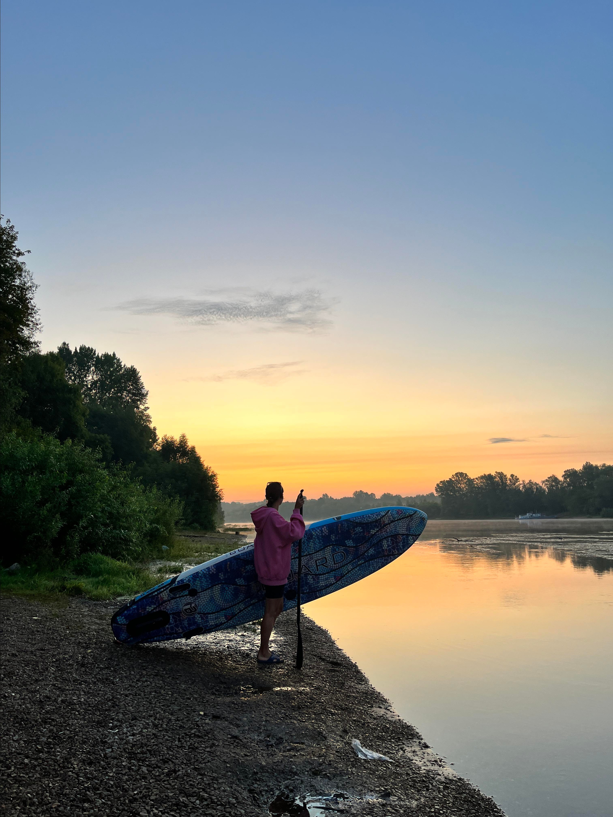 Рассвет на сапах в Сипайловских карьерах