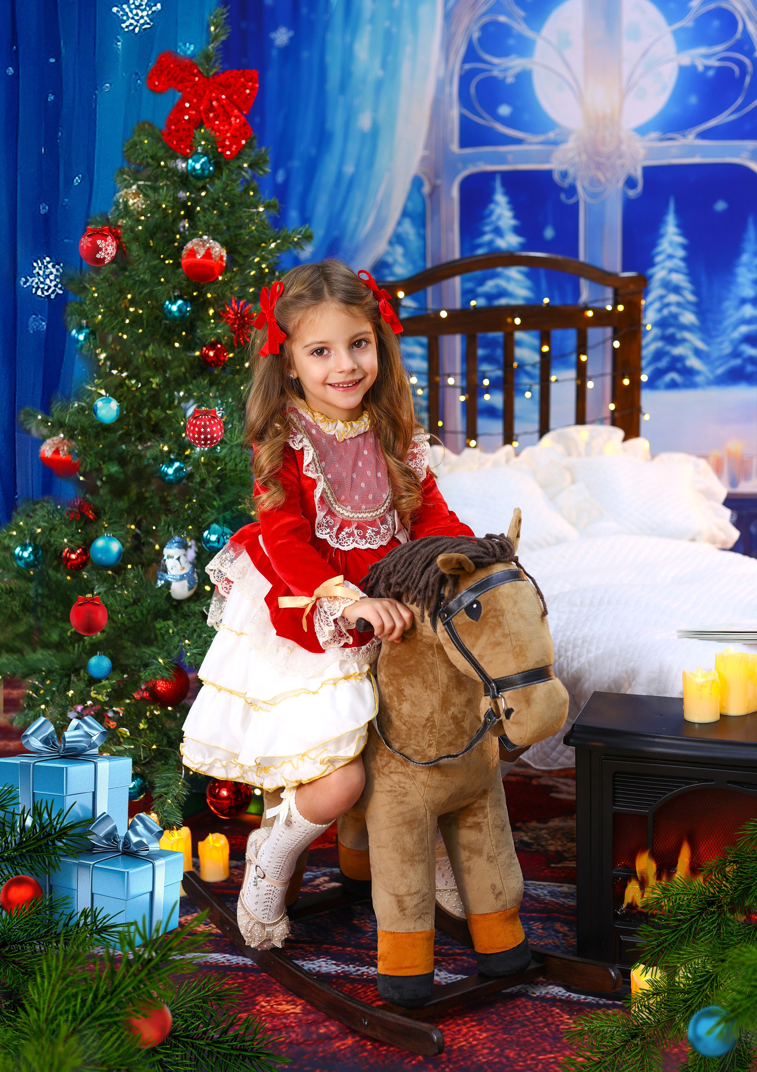 Новогодняя фотосессия. Фотограф в детский сад Елена Колчева Новокузнецк