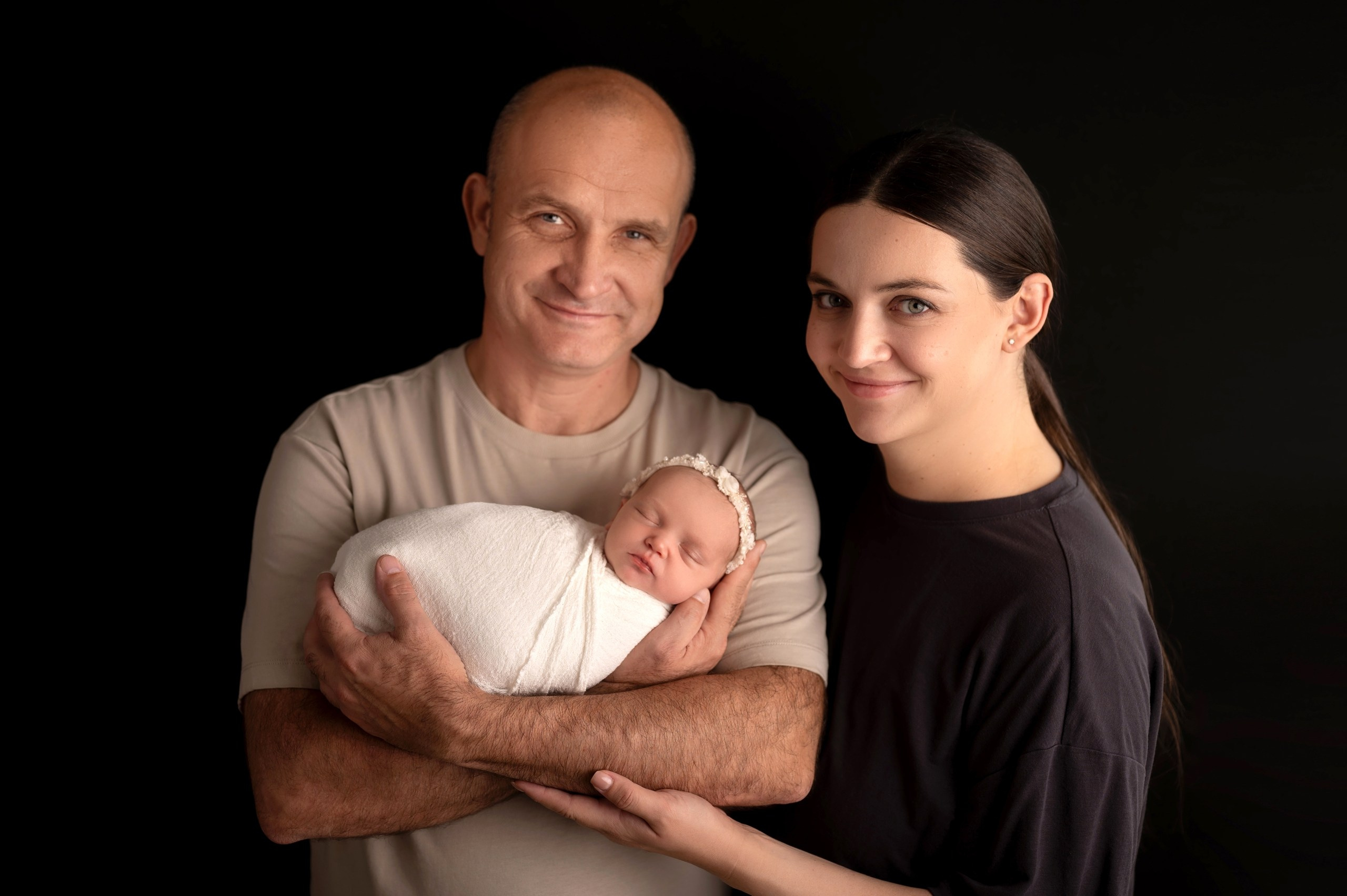 Семейная newborn-фотосессия