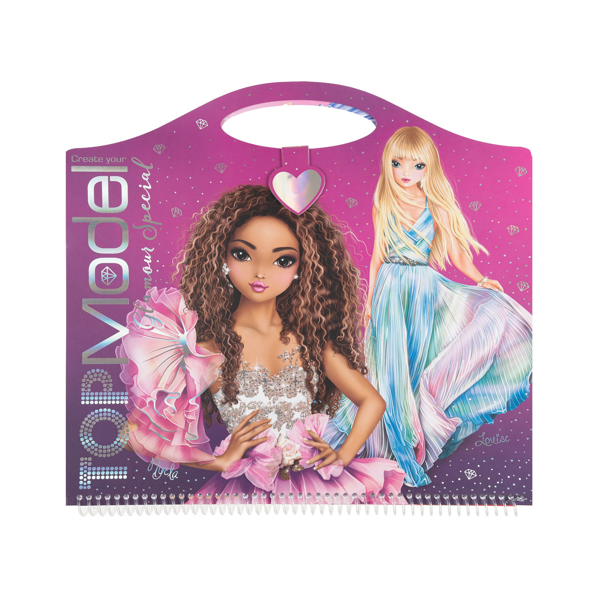 Тетрадь с пружинно на белом фоне