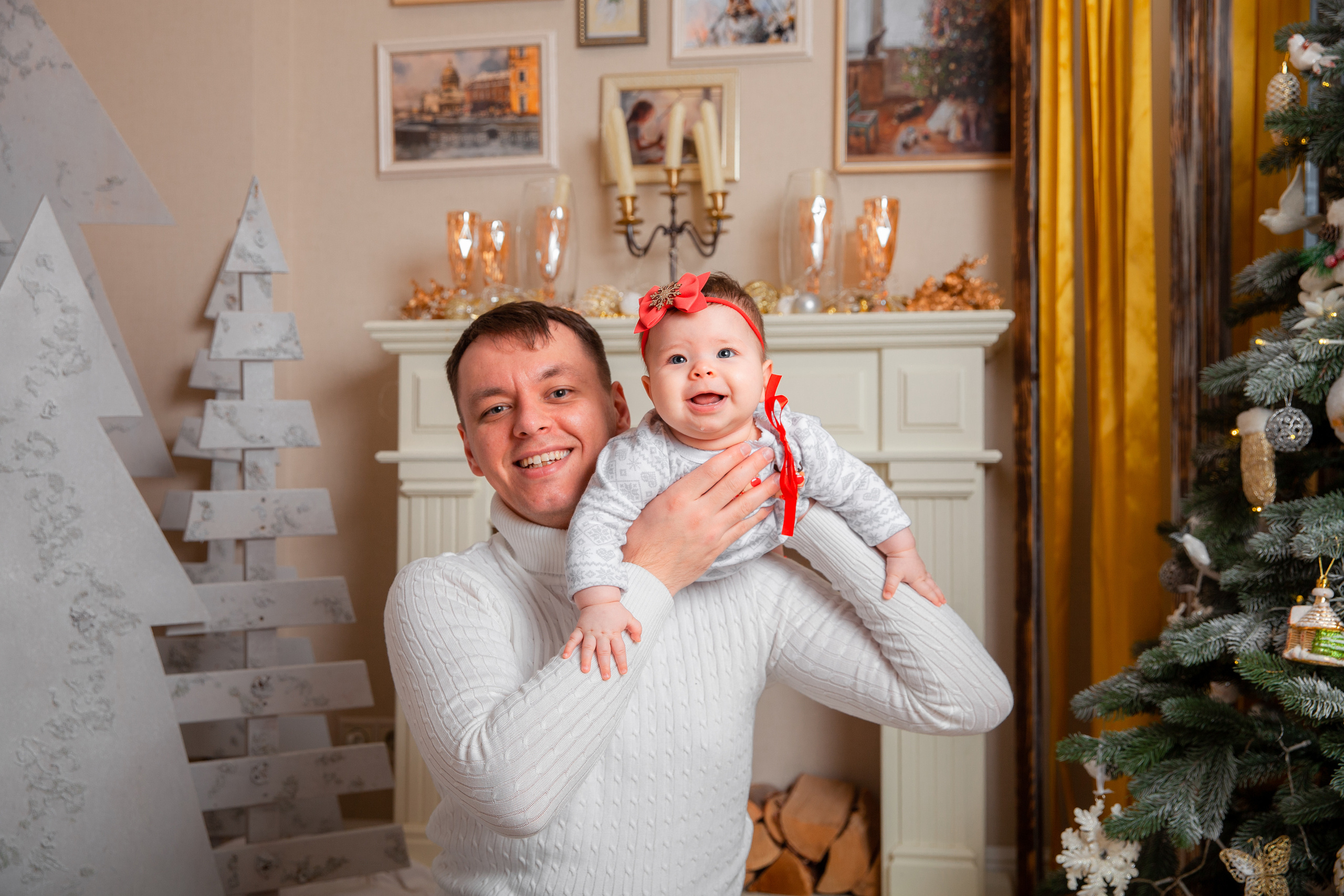 Новогодняя фотосессия для семьи Кристины. Фотограф в Железнодорожном и Балашихе