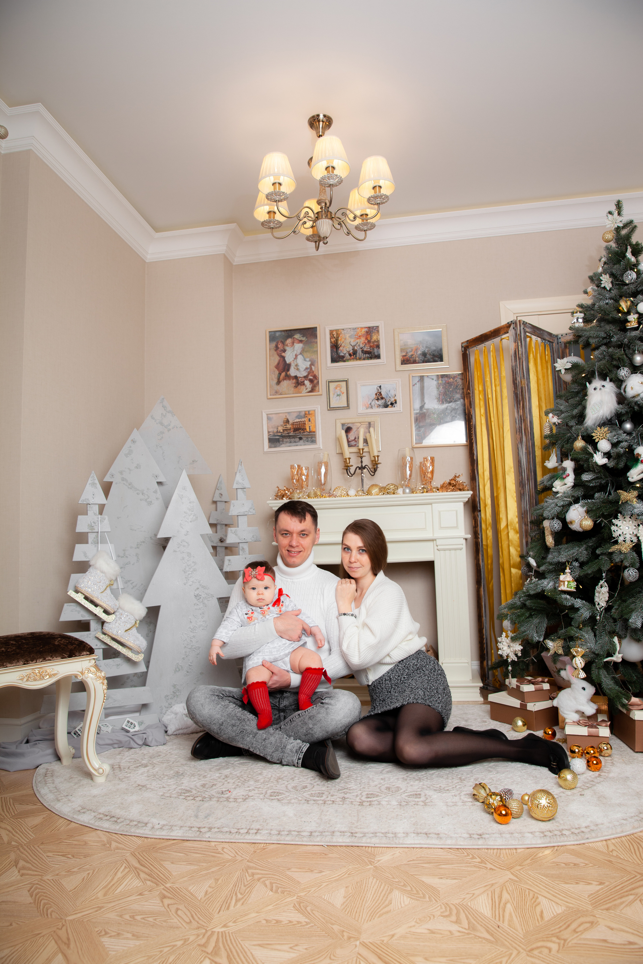 Новогодняя фотосессия для семьи Кристины. Фотограф в Железнодорожном и Балашихе
