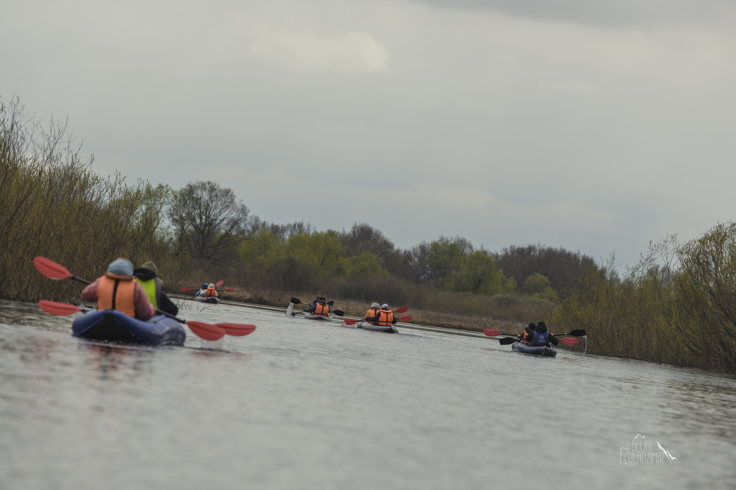 Сплав по реке Тремля 11 апреля 2026 года. Репортажный фотограф Владимир Беляй