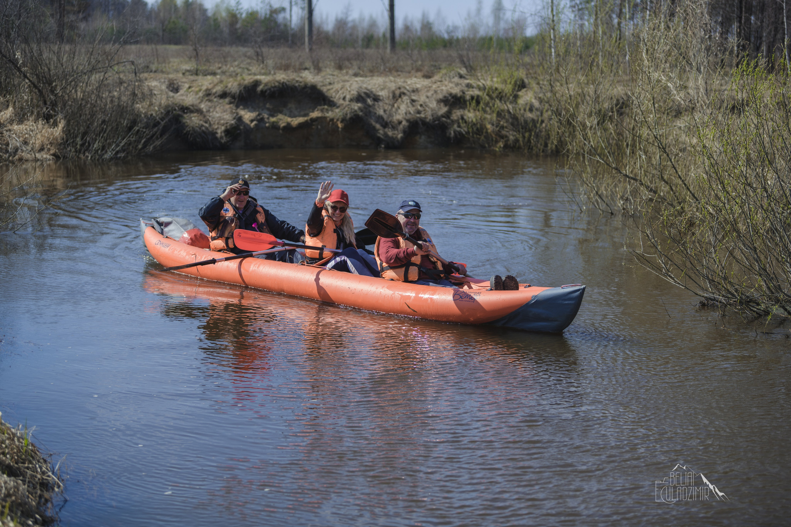 Сплав по реке Тремля 4 апреля 2026 года. Репортажный фотограф Владимир Беляй
