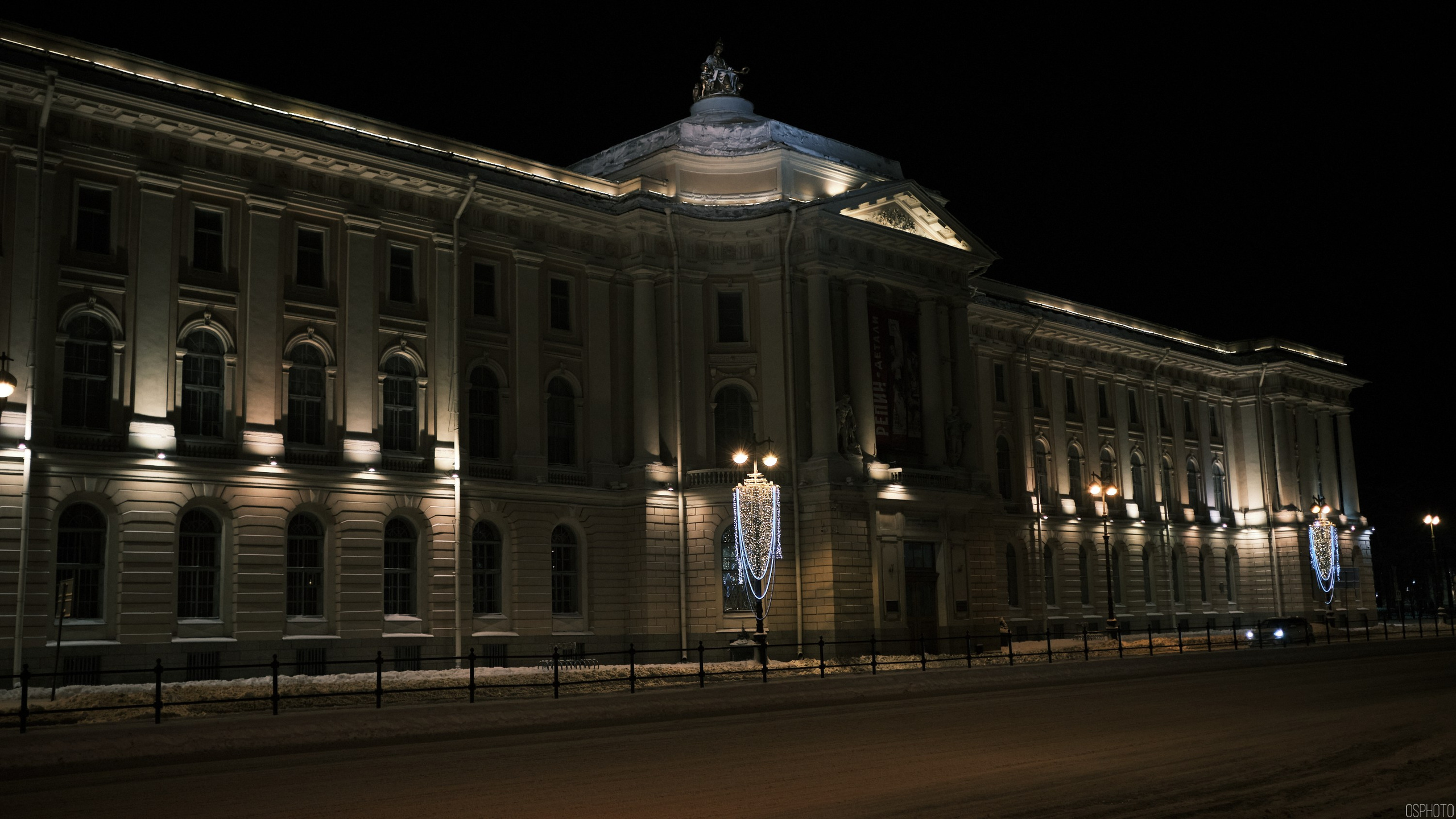 Снег и туман в Санкт-Петербурге. Фотографъ Сергѣевъ. Поймать мгновеніе