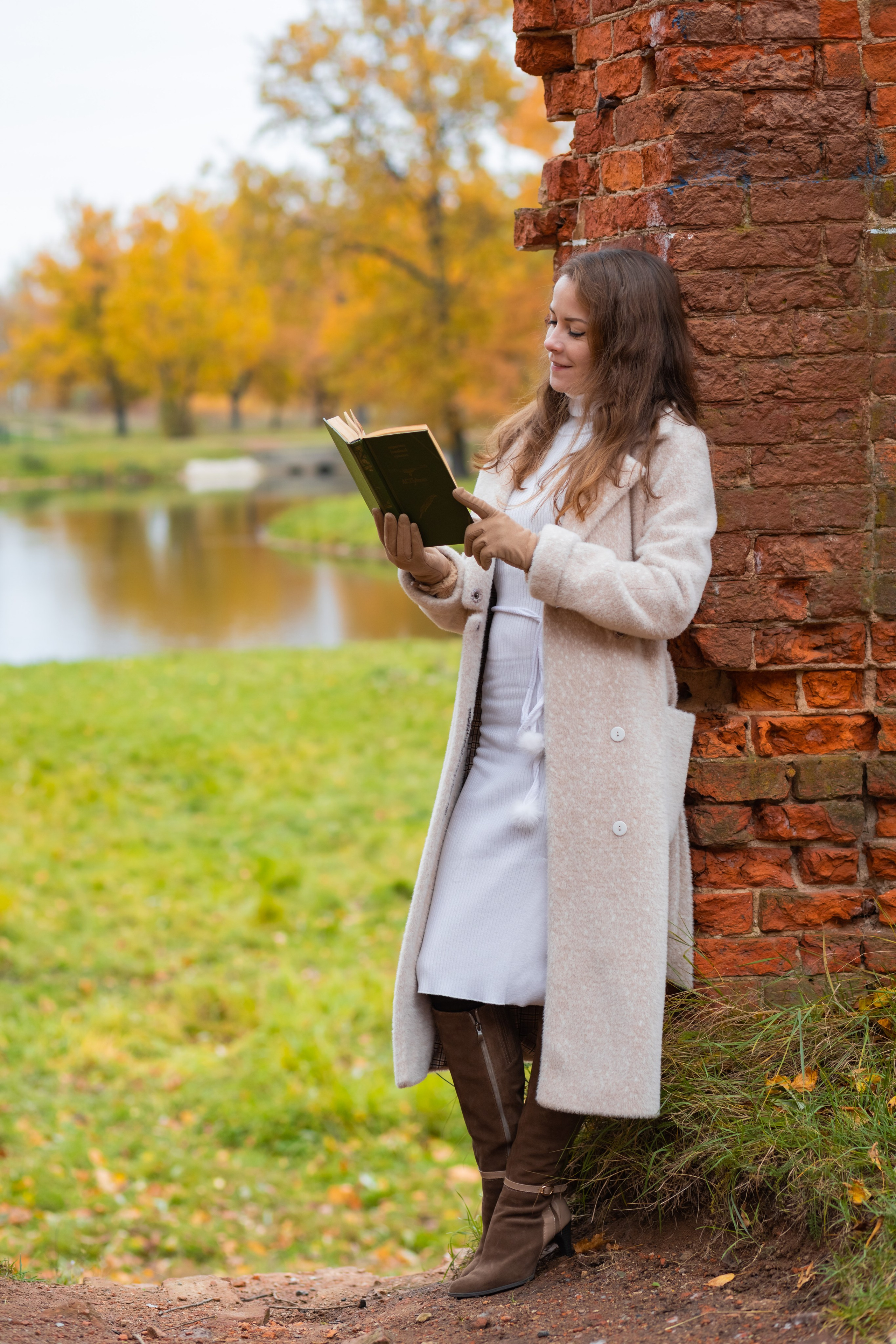 Осеняя фотосессия в Петергофе