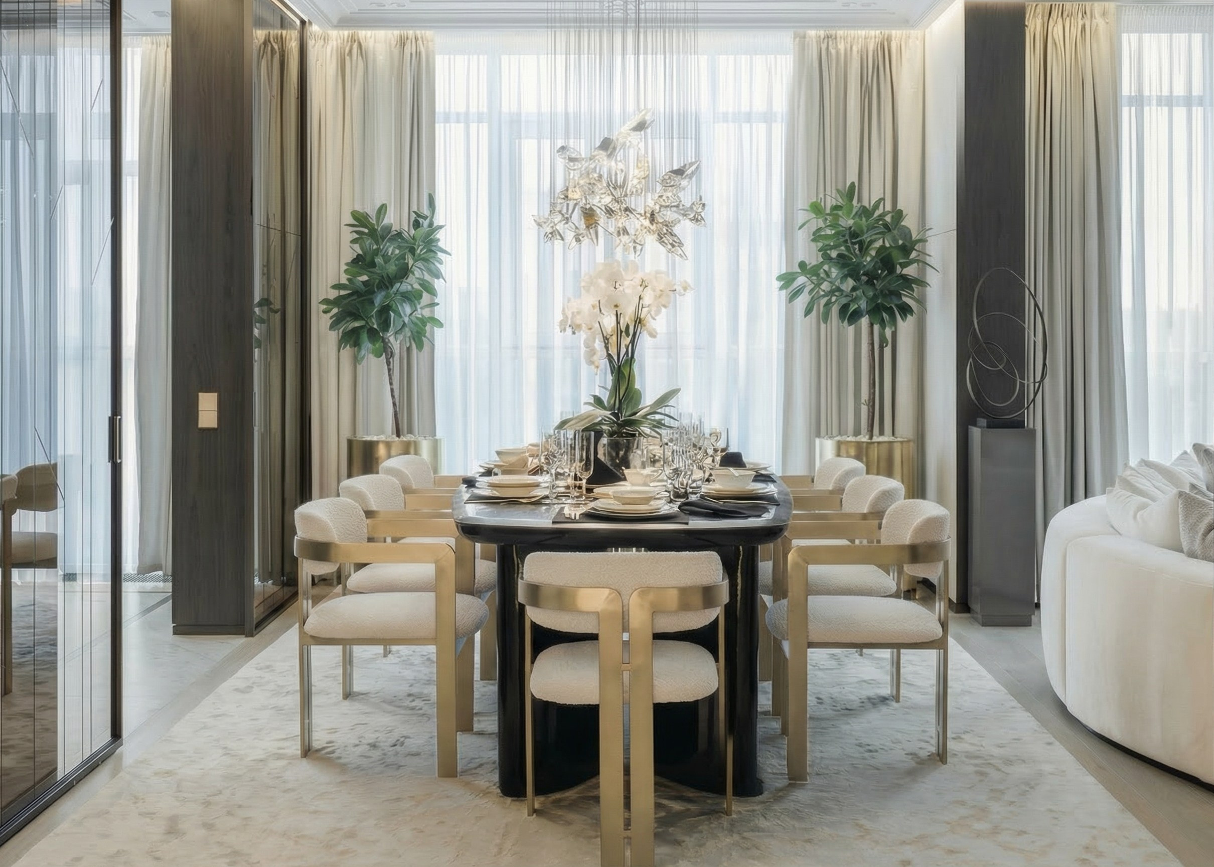 Дизайн двухуровневого пентхауса 500 м² с террасами и Wellness-зоной | Валерия Котович