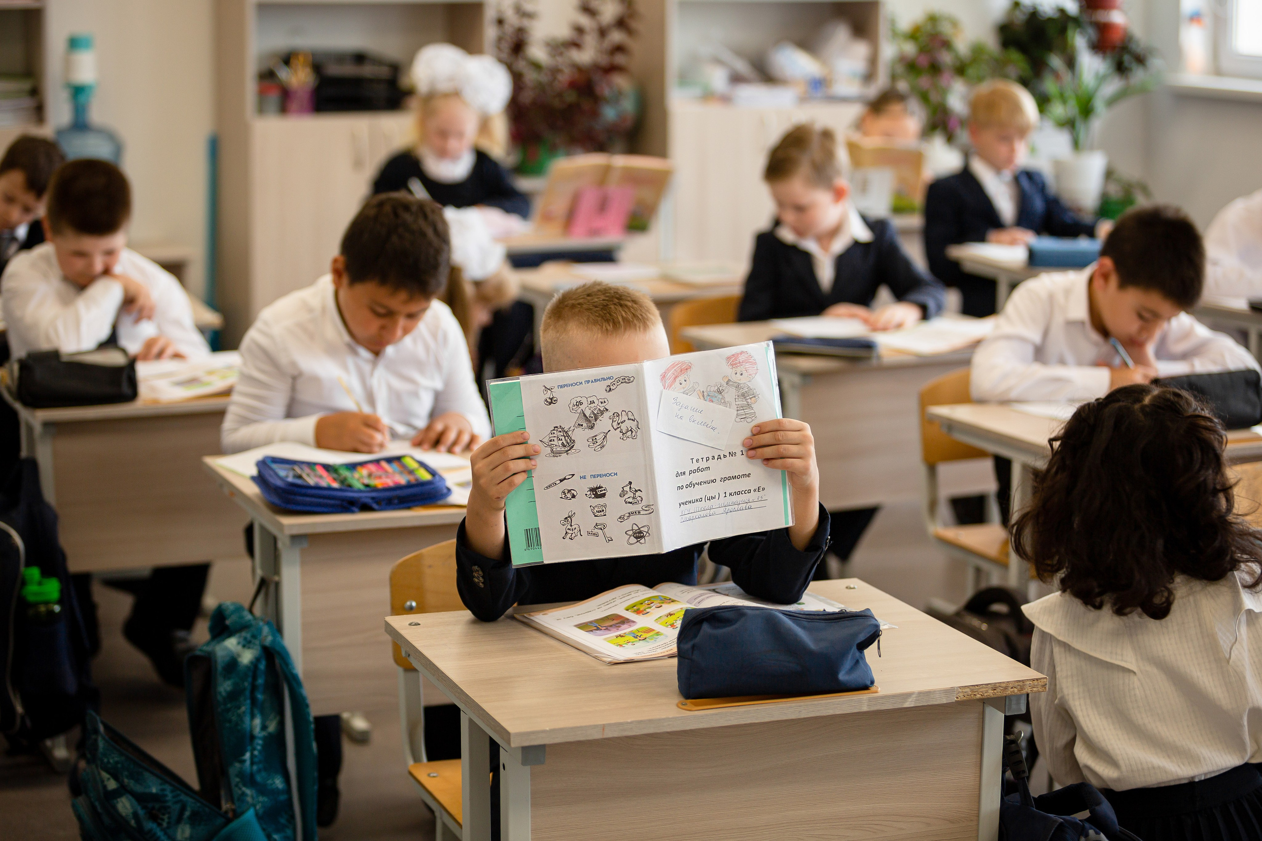 Первоклассники. Отбасылық фотограф Алена Шаталова