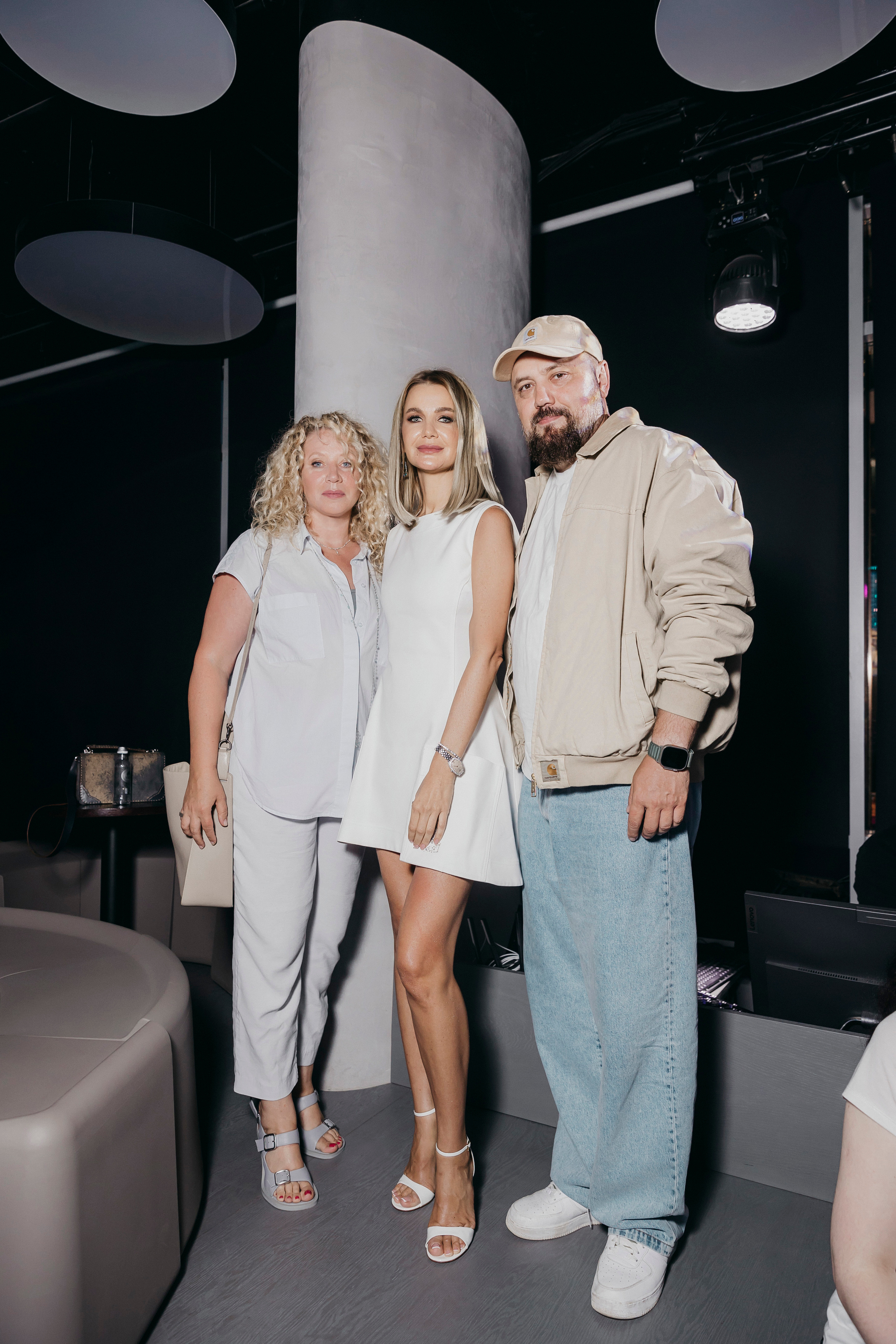 Мария Голубева-Ведешина, Татьяна Тур и Алексей Голубев на презентации клипа Polina: «Моя любовь у сердца в рабстве»