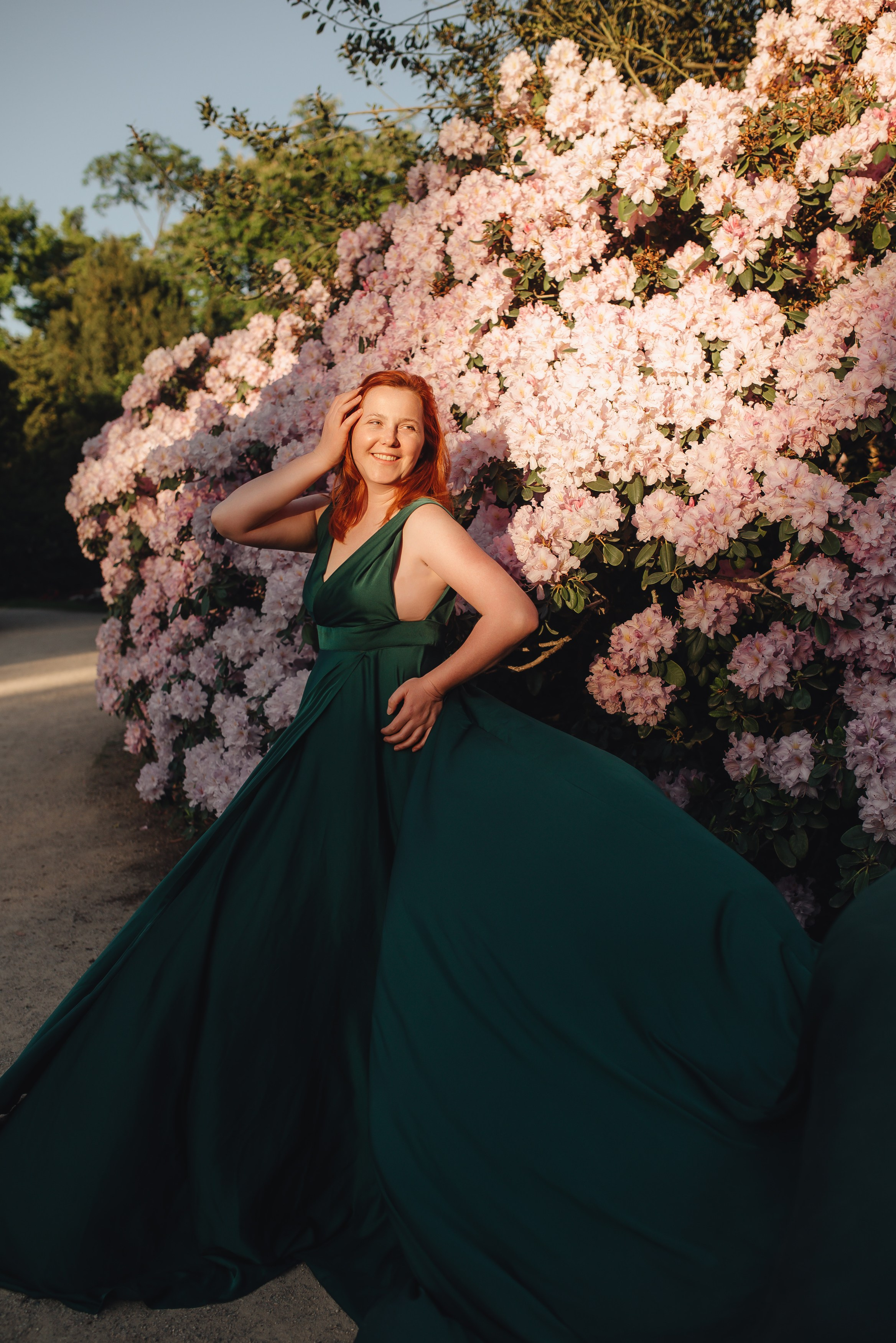 Фотосессия в летящем платье для Евгении. Фотограф Прага | Photographer Prague| Фотограф в Праге Яра Куркус