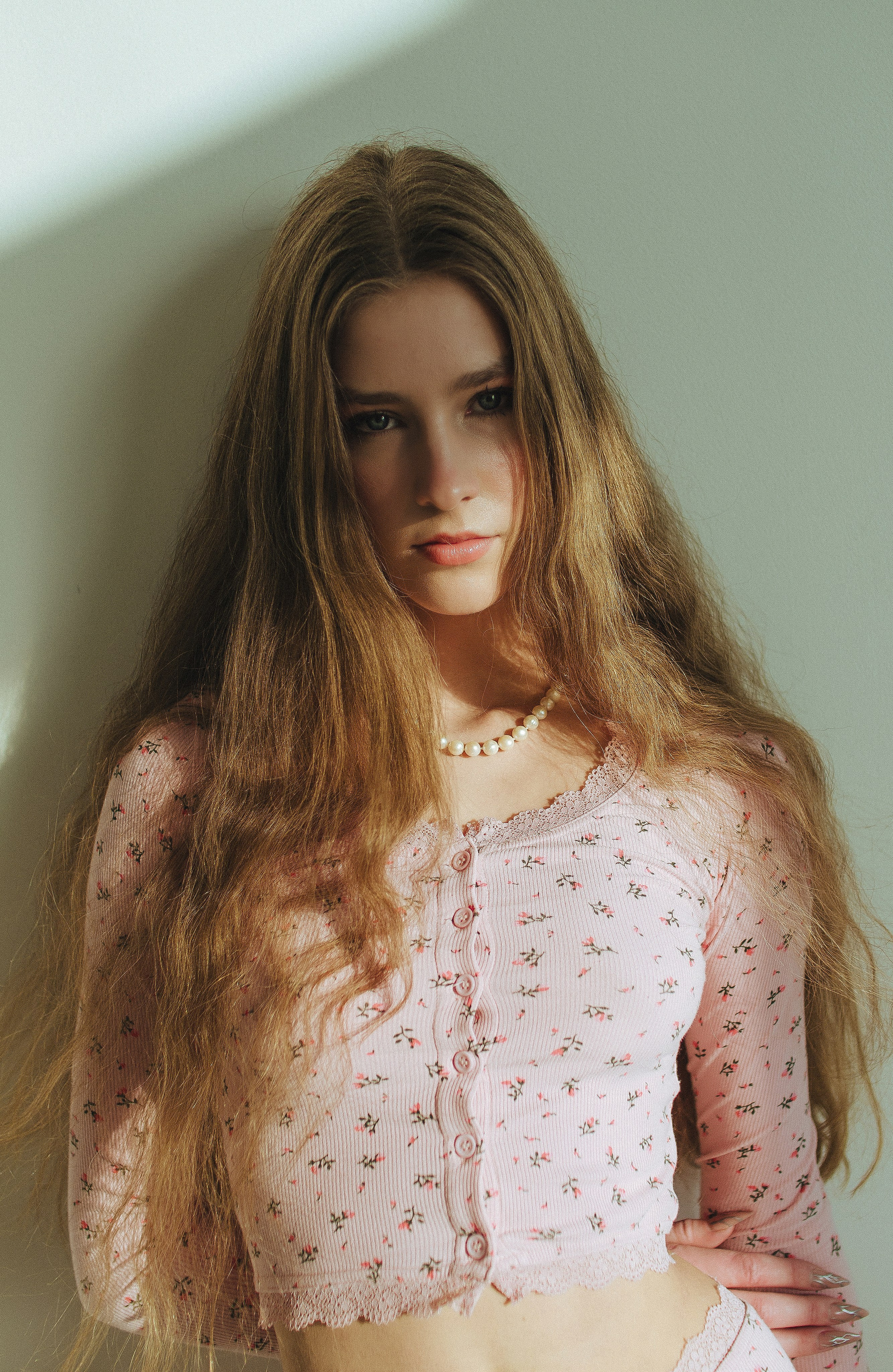 Женский портрет в студии, профессиональный фотограф из Красноярска