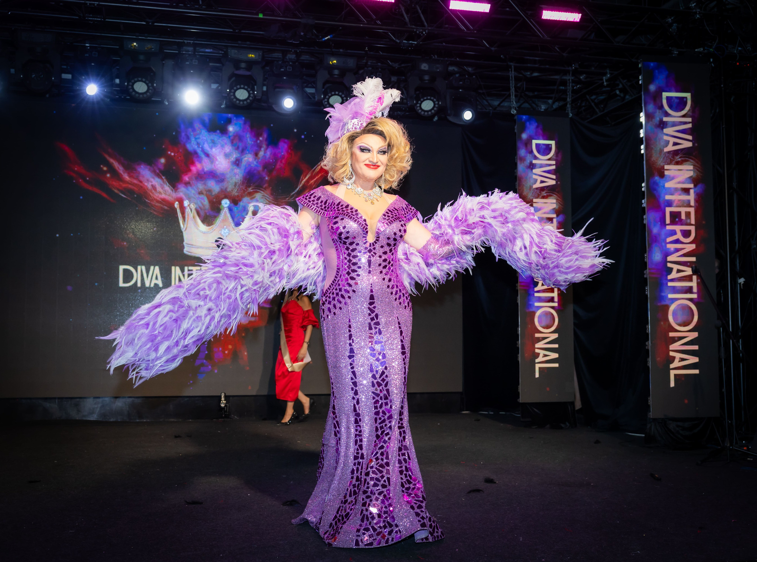 Артистка на финале международного конкурса красоты DIVA International 2026