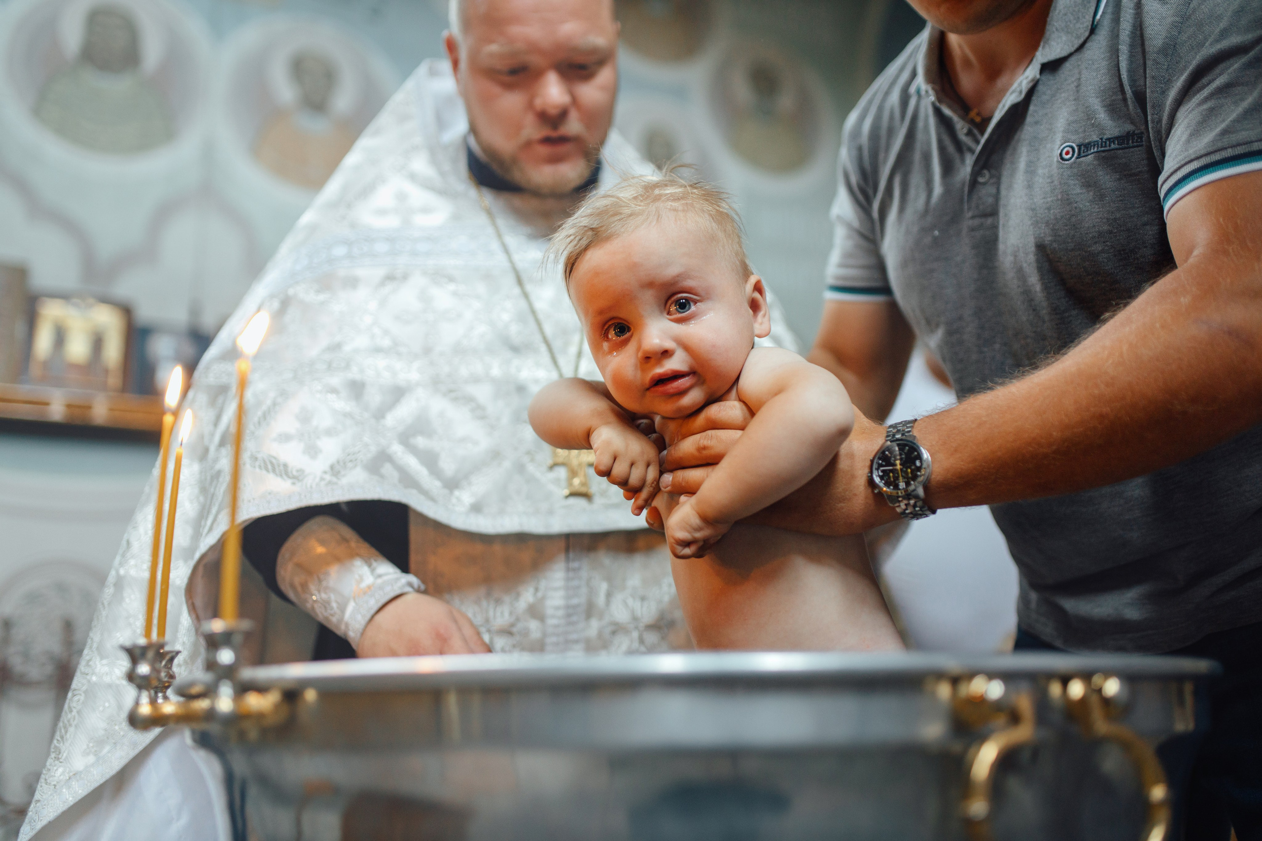 Таинство крещения Евгения, 11.08.2024
