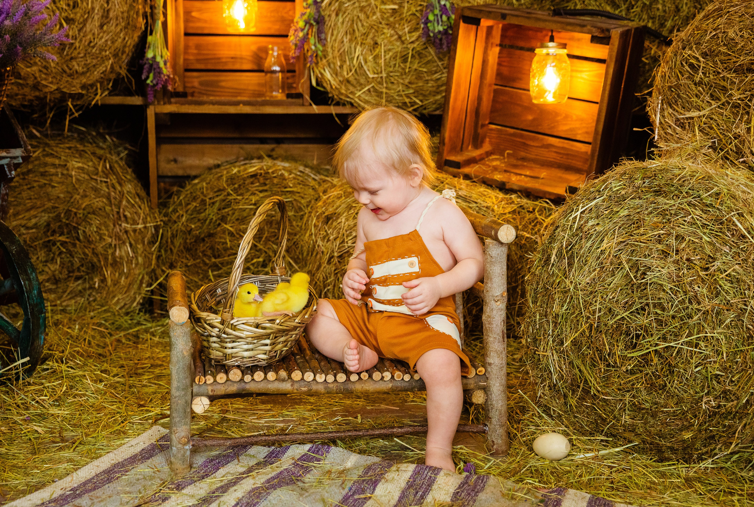 Фотосессия малышей до года