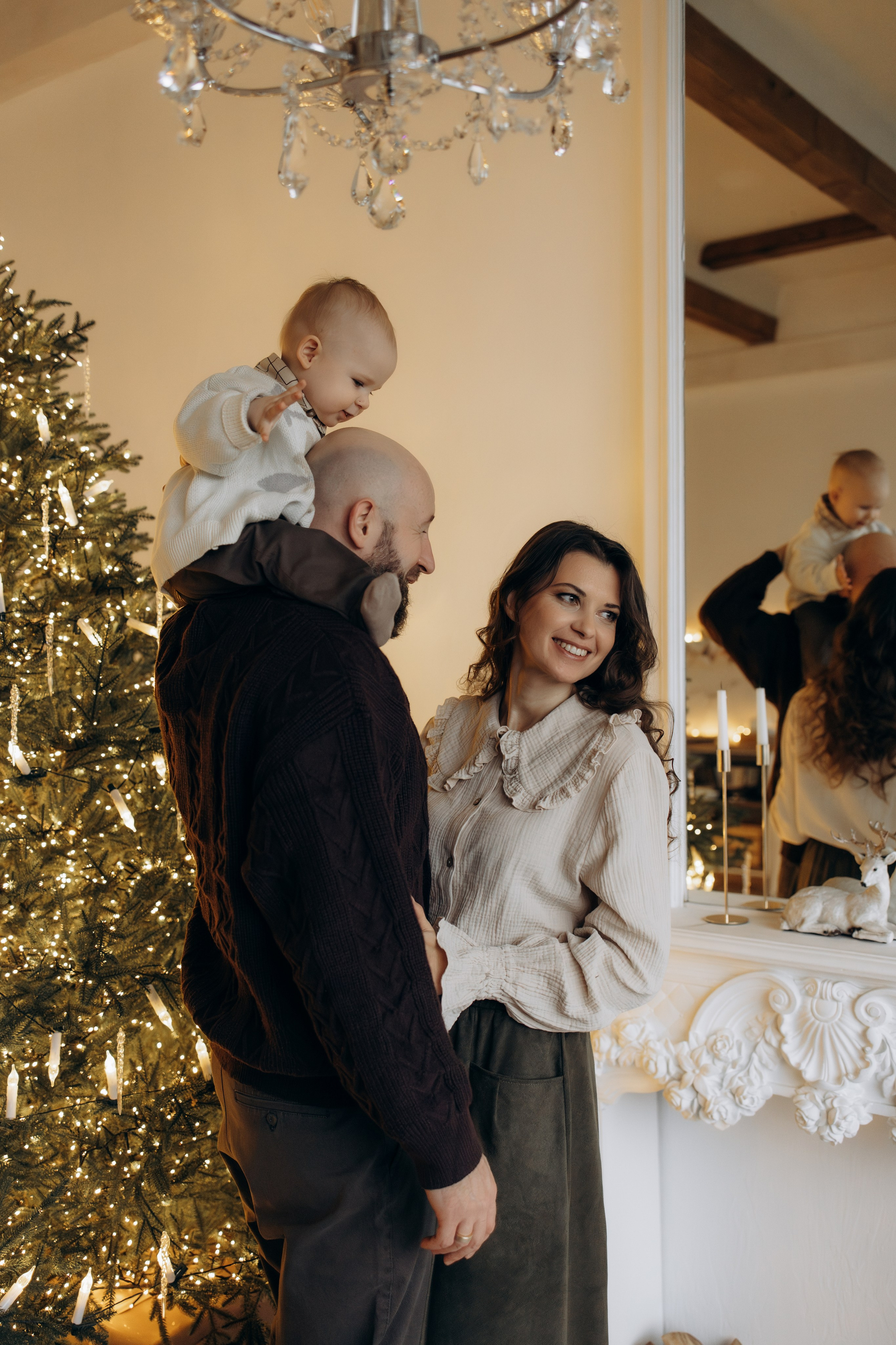 Новогодняя семейная история. Семейный фотограф Москва Юлиана Фетисова