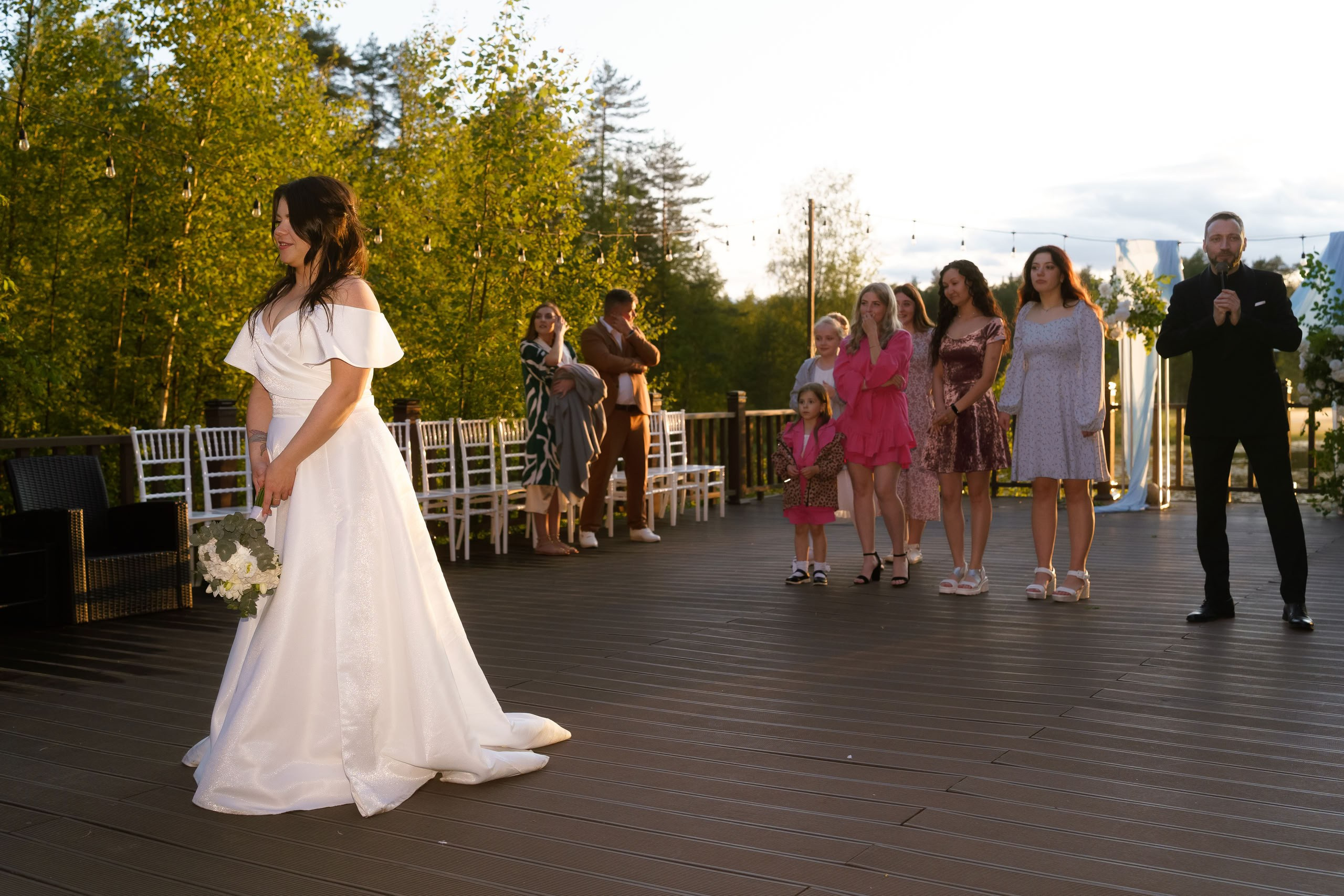 Мария и Михаил — прогулка у озера и церемония. Свадебный фотограф Дмитрий Родионов — Санкт-Петербург и Ленинградская область