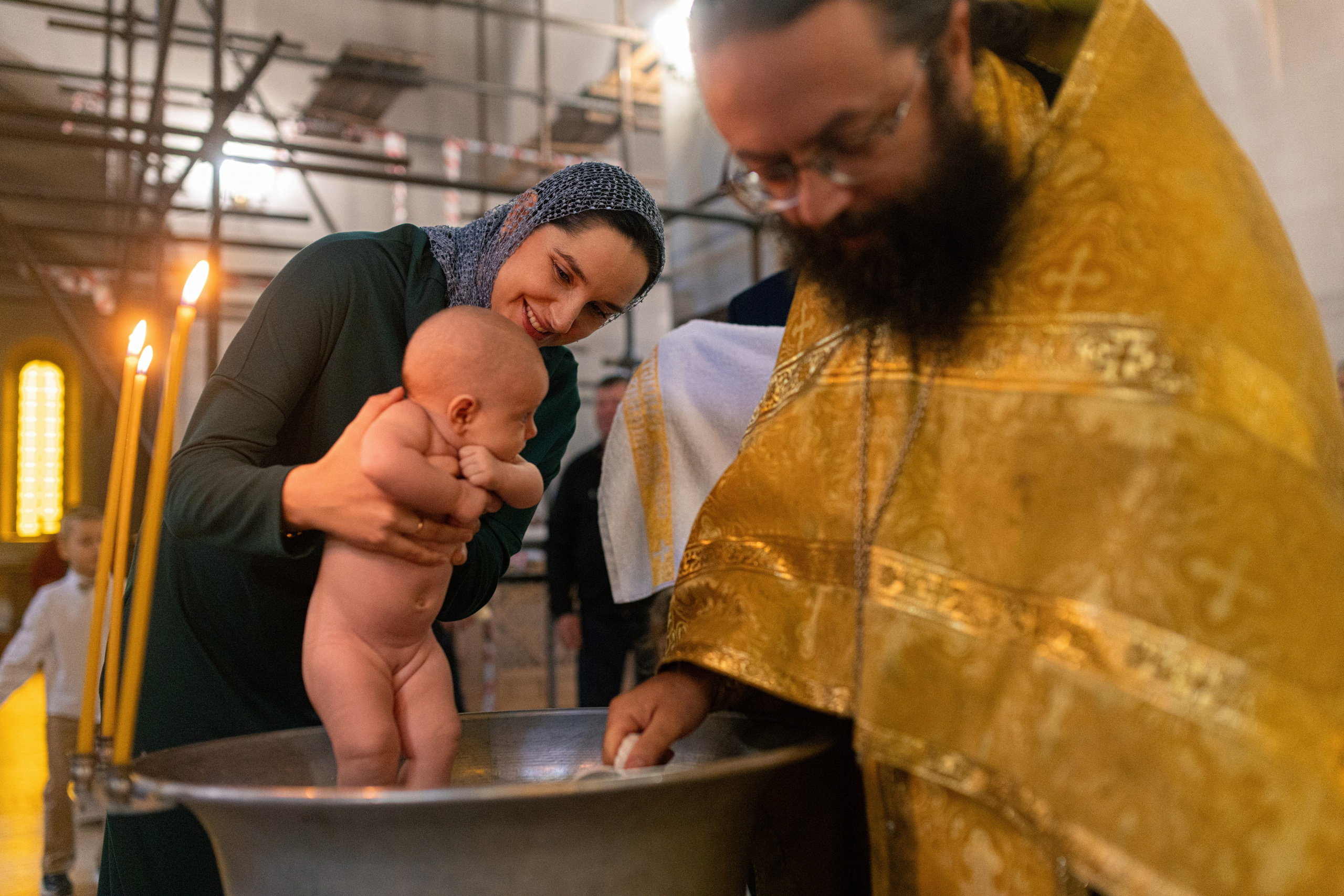 Крещение Алины. Дмитрий Шульгин, портретный фотограф в Воронеже