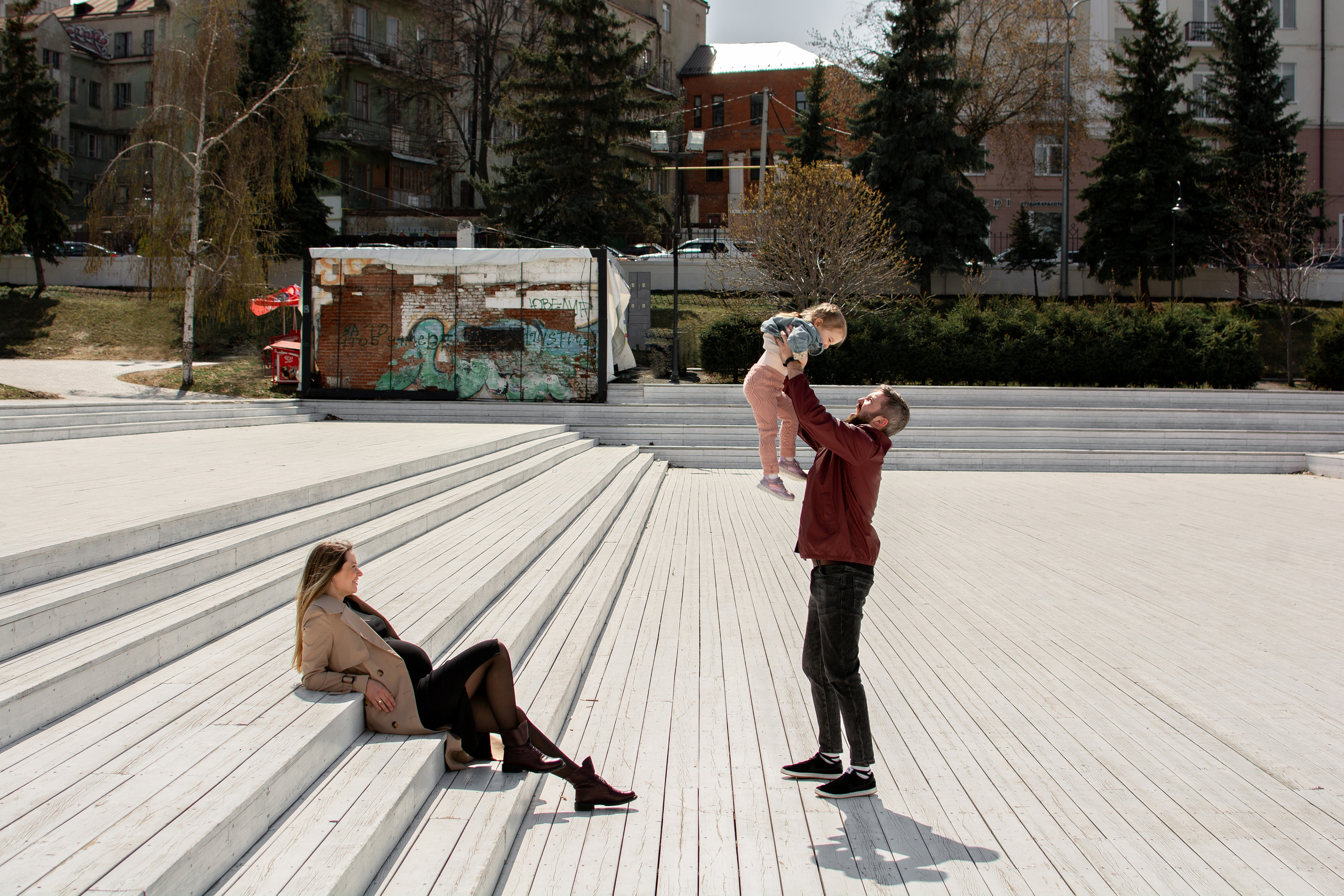 Фотосессия в парке. Семейный фотограф в Казани