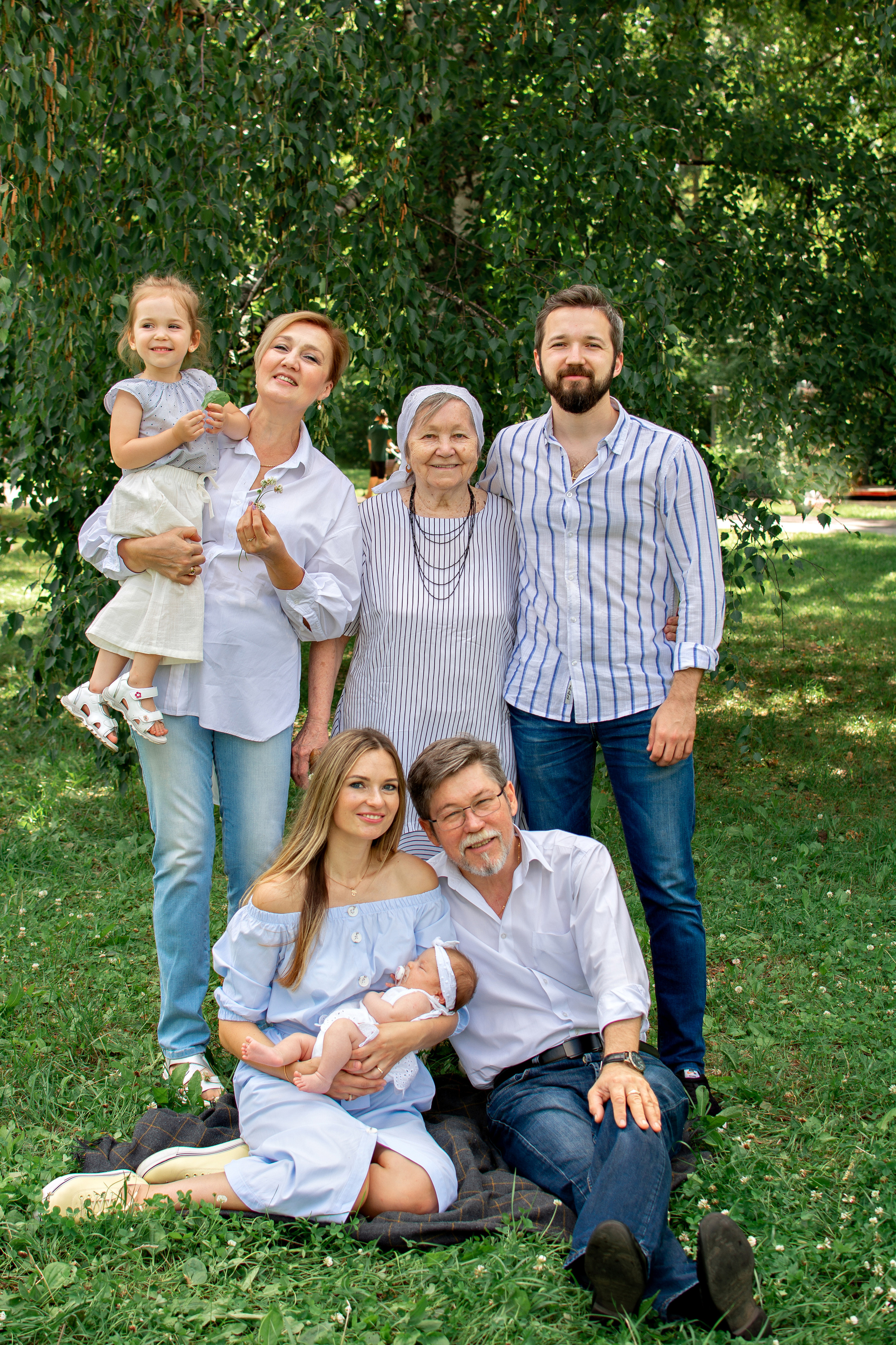Большая семья. Семейный фотограф в Казани