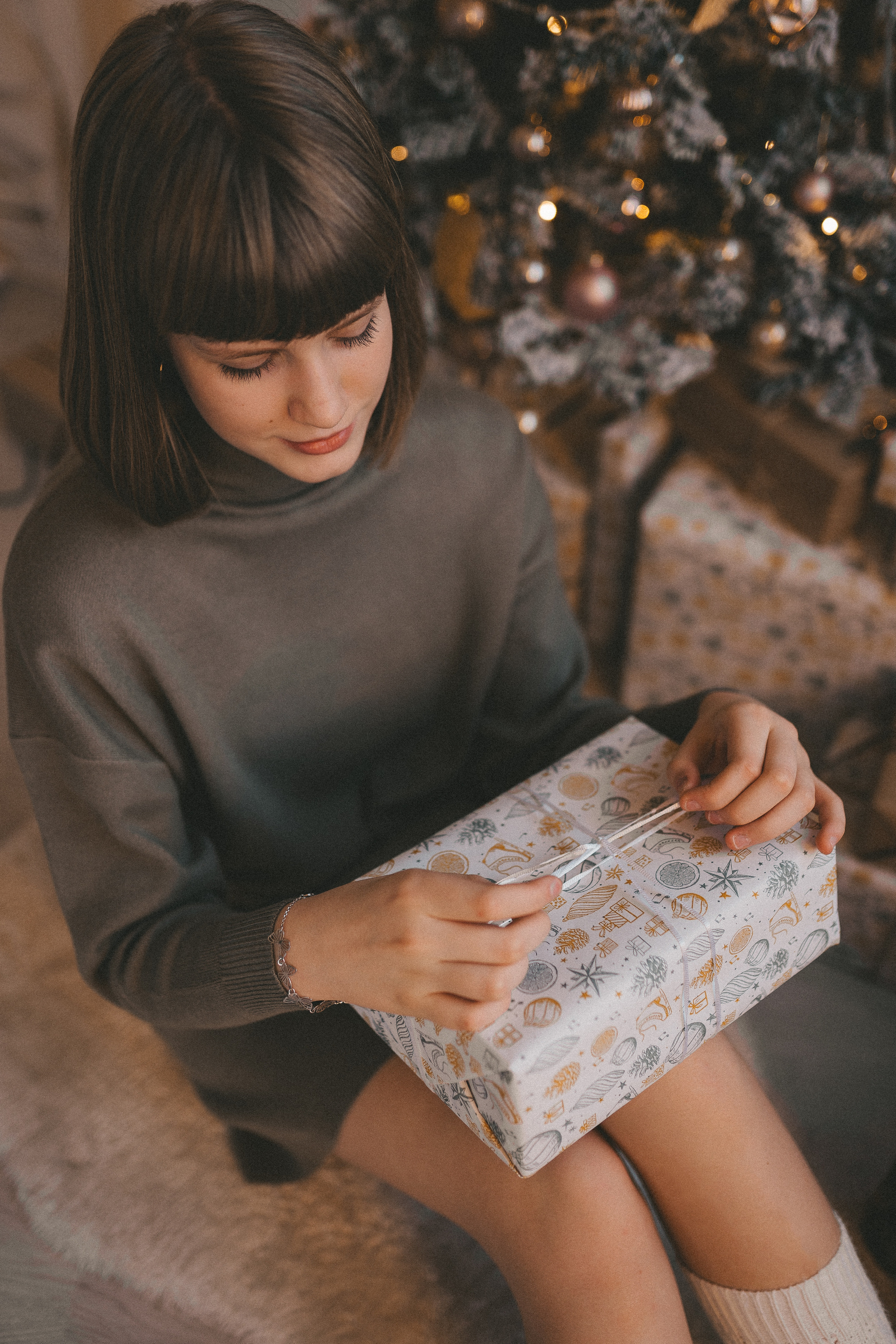 Новогодняя съемка Настя. Детский семейный фотограф в Москве Евгения