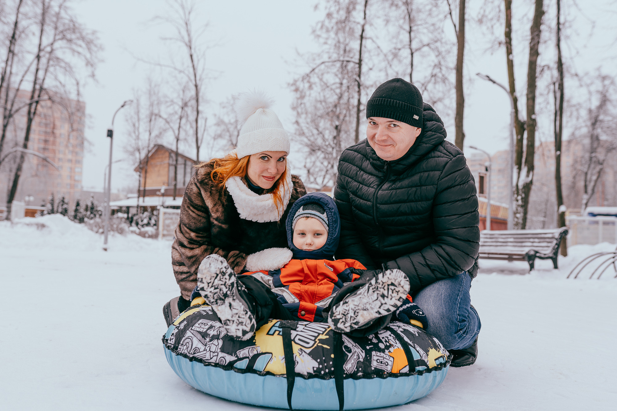 Прогулка в Наташинском парке. Детский семейный фотограф в Москве Евгения
