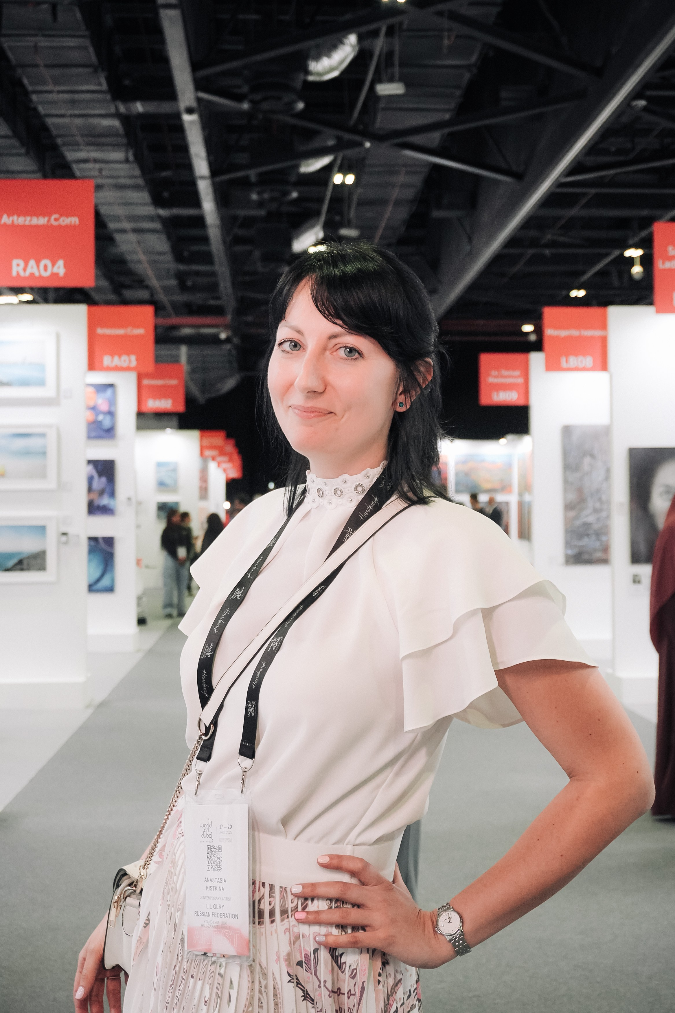 WORLD ART DUBAI 2025. Художник Анастасия Кисткина, Петербург