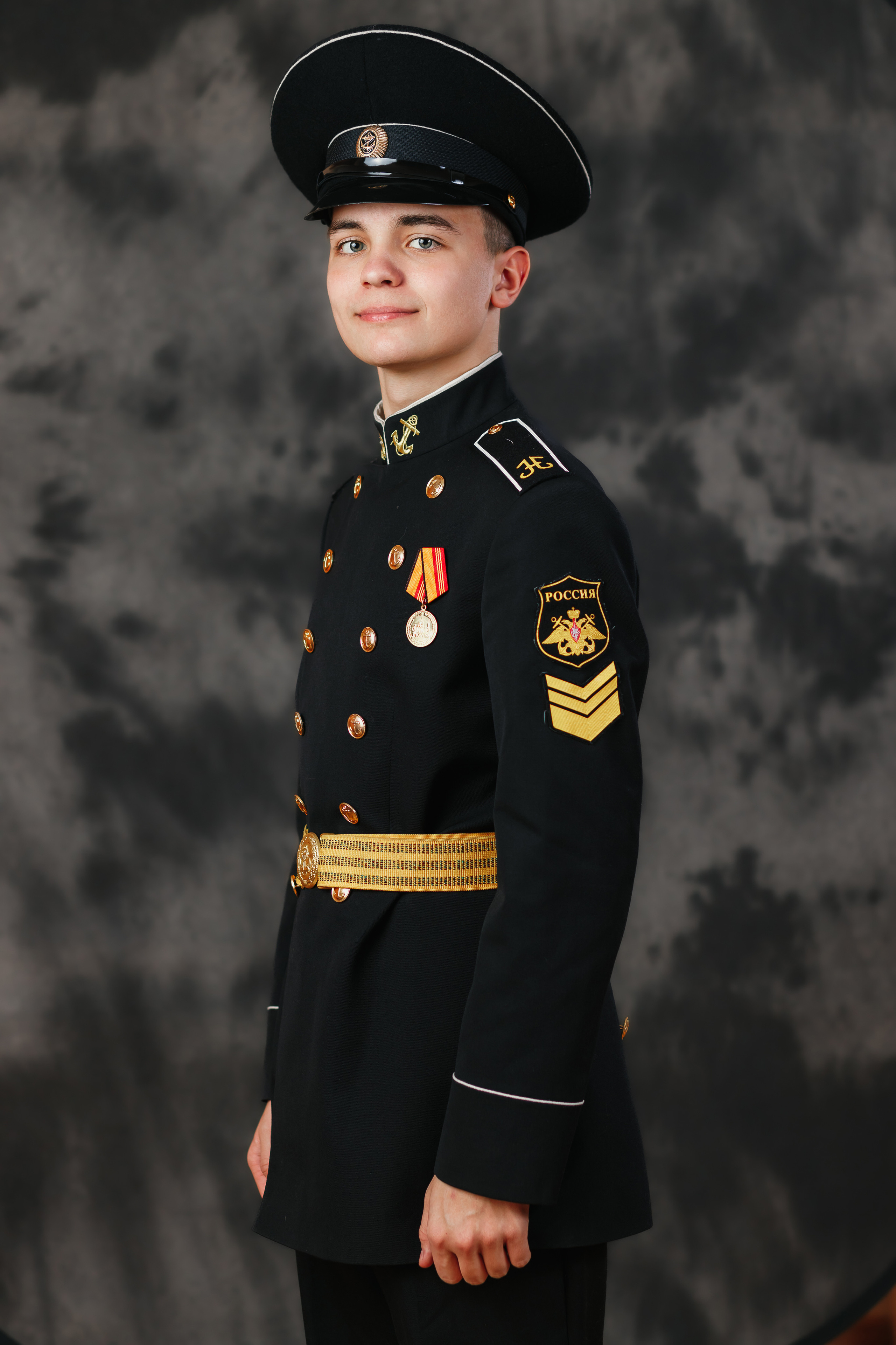 Портрет кадетов 9 класса Филиала Нахимовского военно-морского училища, Севастопольского президентского кадетского училища для выпускных альбомов