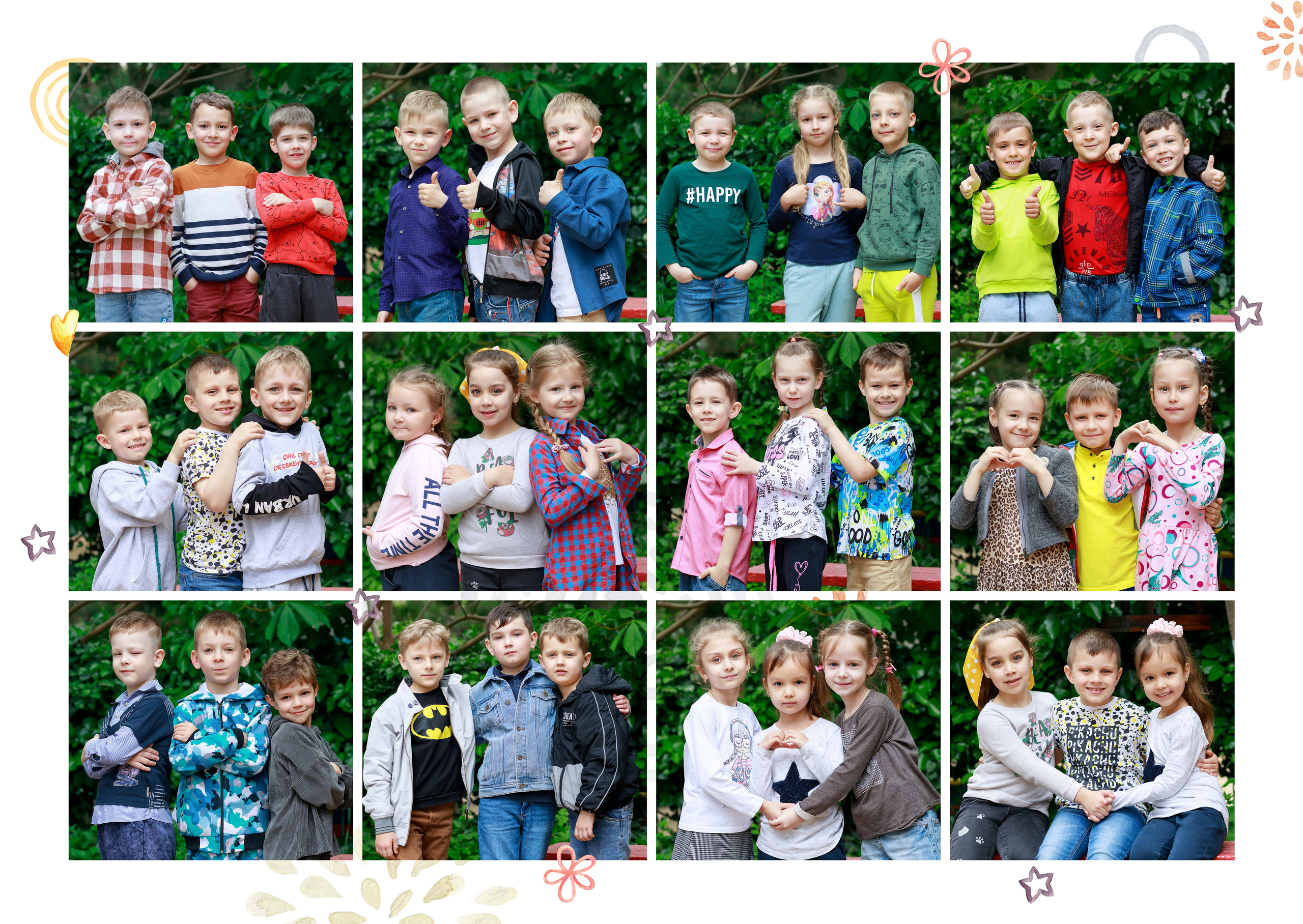 Фотосессия в детском саду для выпускных альбомов. Лучший детский фотограф в Севастополе