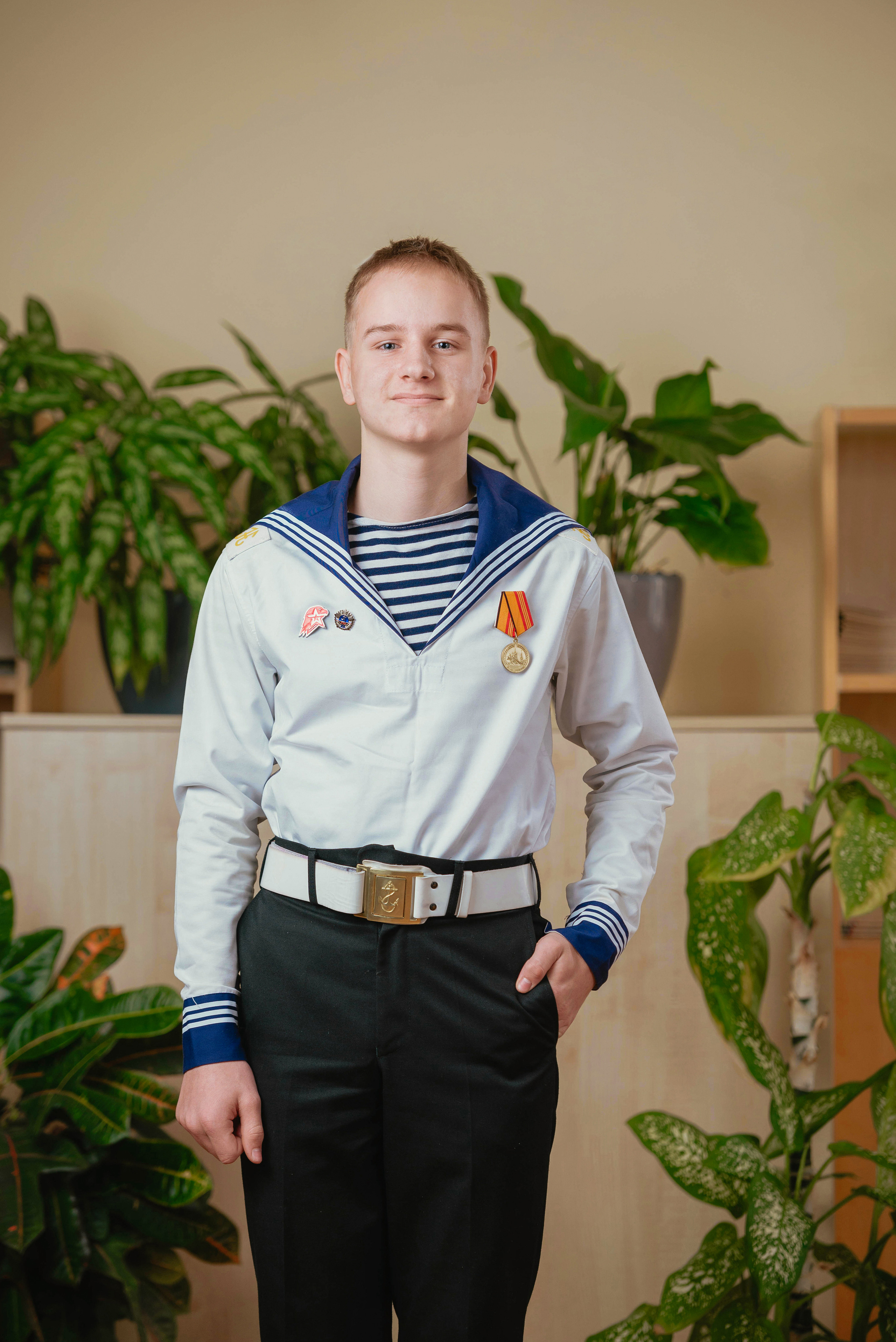 Фотосъемка для выпускных альбомов в Севастопольском президентском кадетском училище