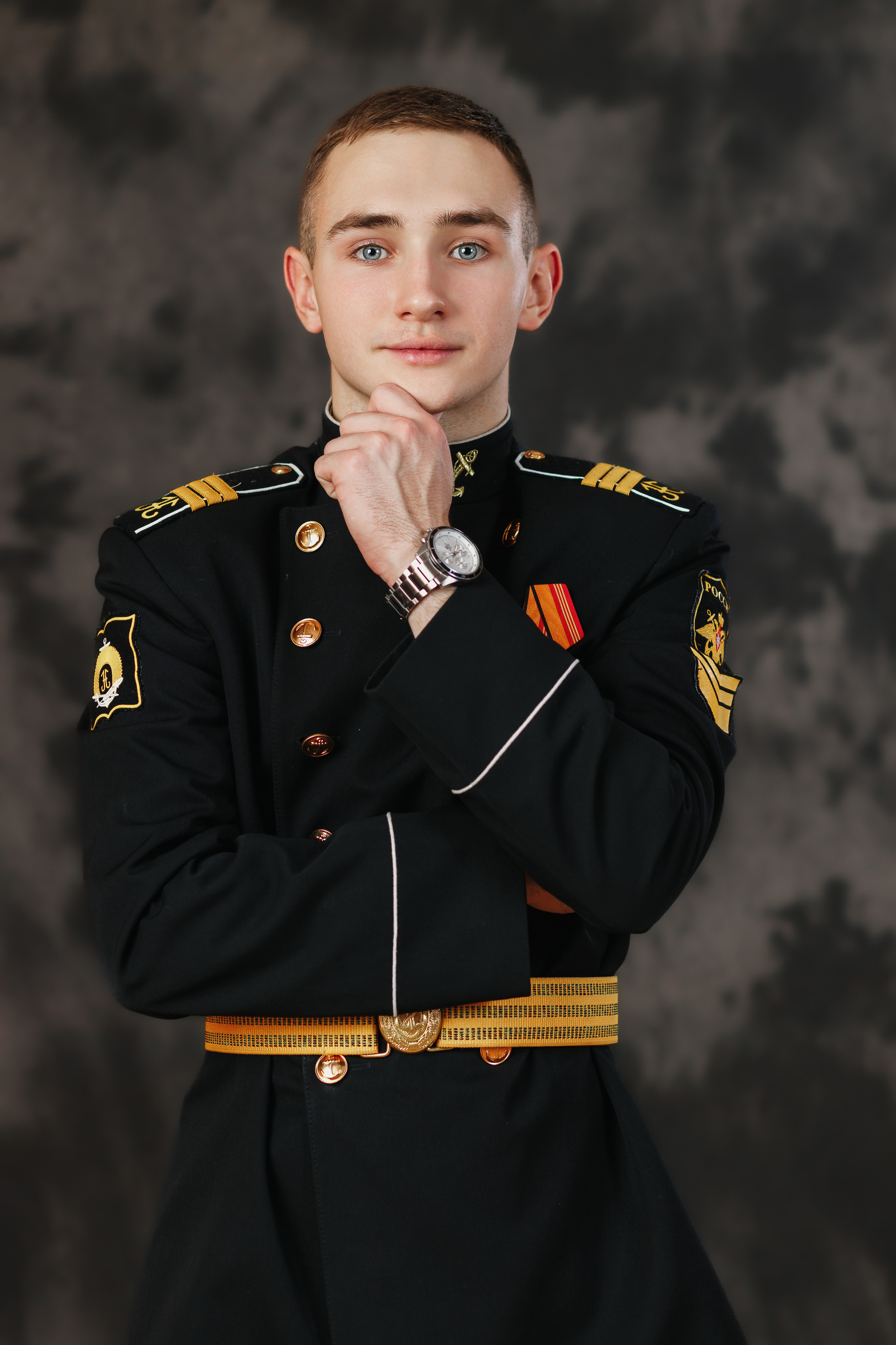 Портретная фотосъемка кадетов 11 класса Филиала Нахимовского военно-морского училища, Севастопольского президентского кадетского училища