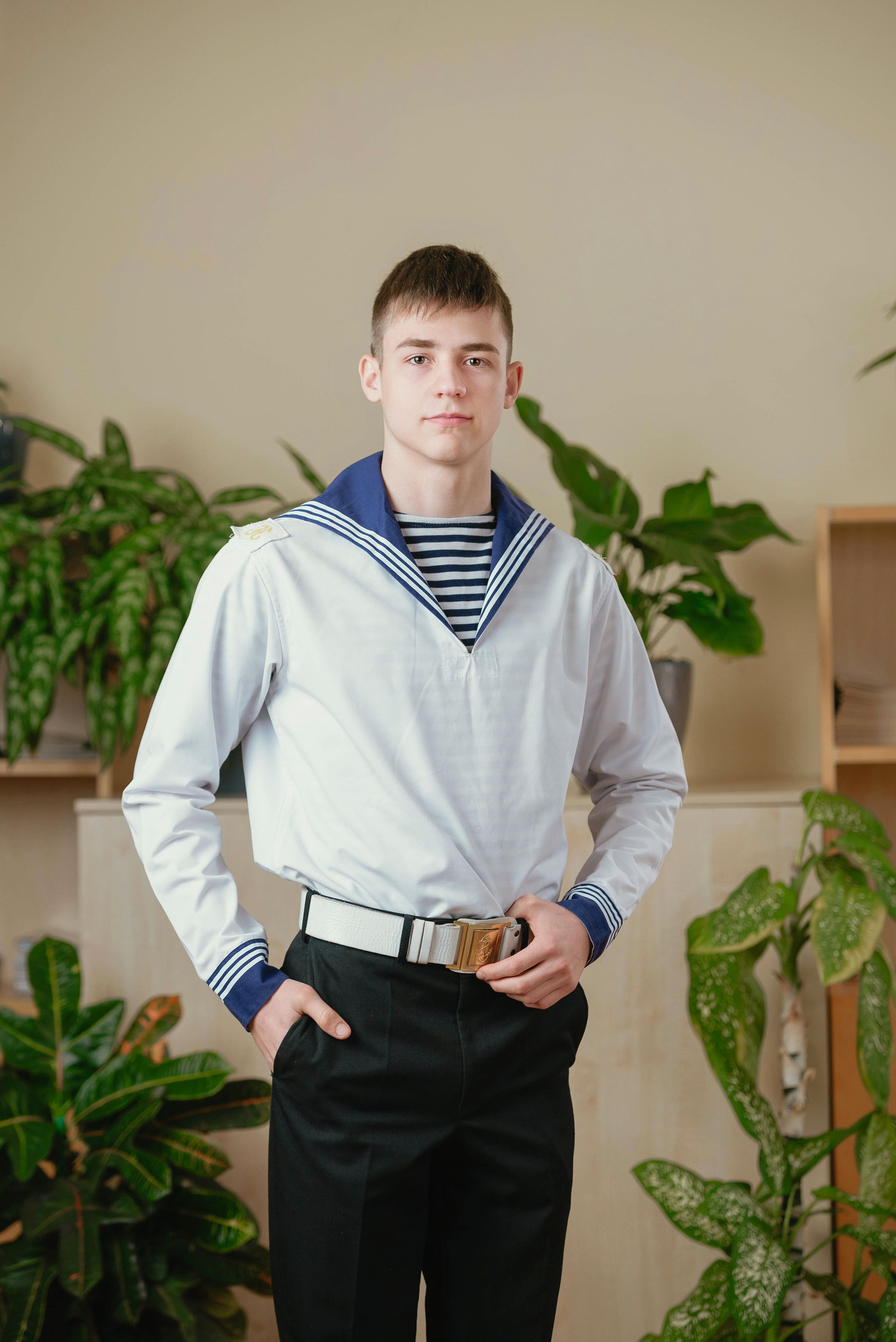 Фотосъемка выпускников в Филиале Нахимовского военно-морского училища (Севастопольское президентское кадетское училище)