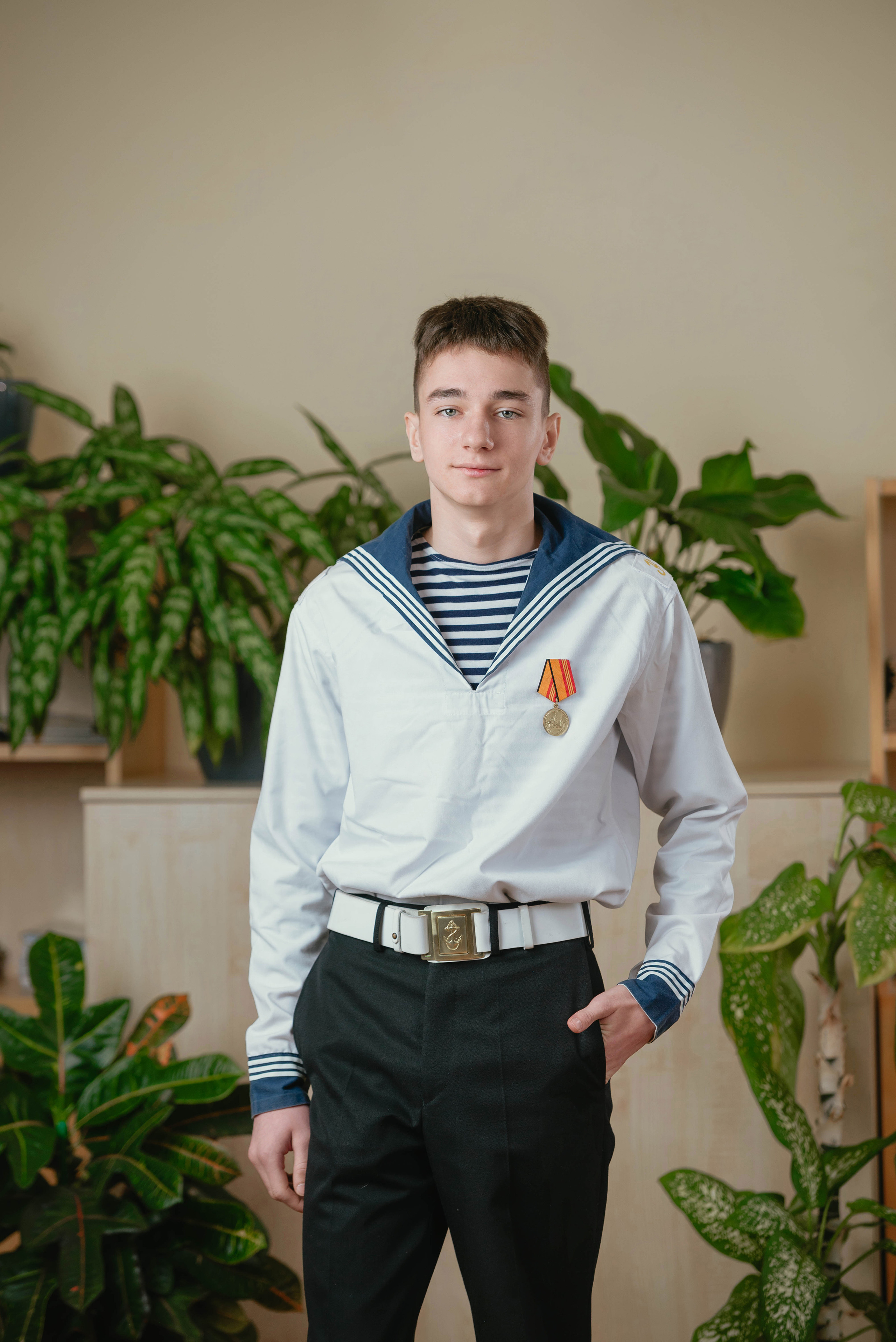 Фотосессия для кадетов в Президентском училище Севастополя