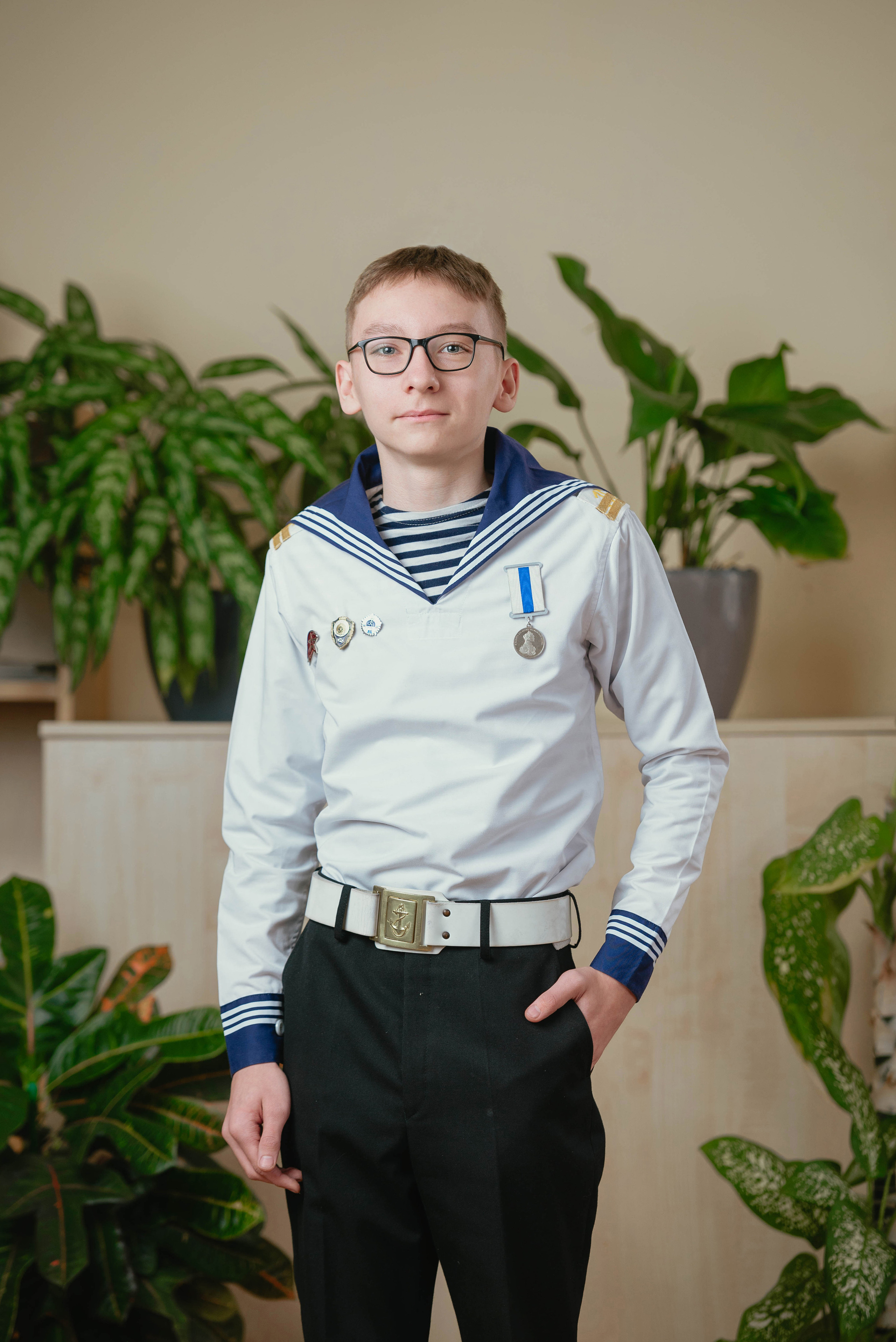 Фотосессия для кадетов на выпускной альбом