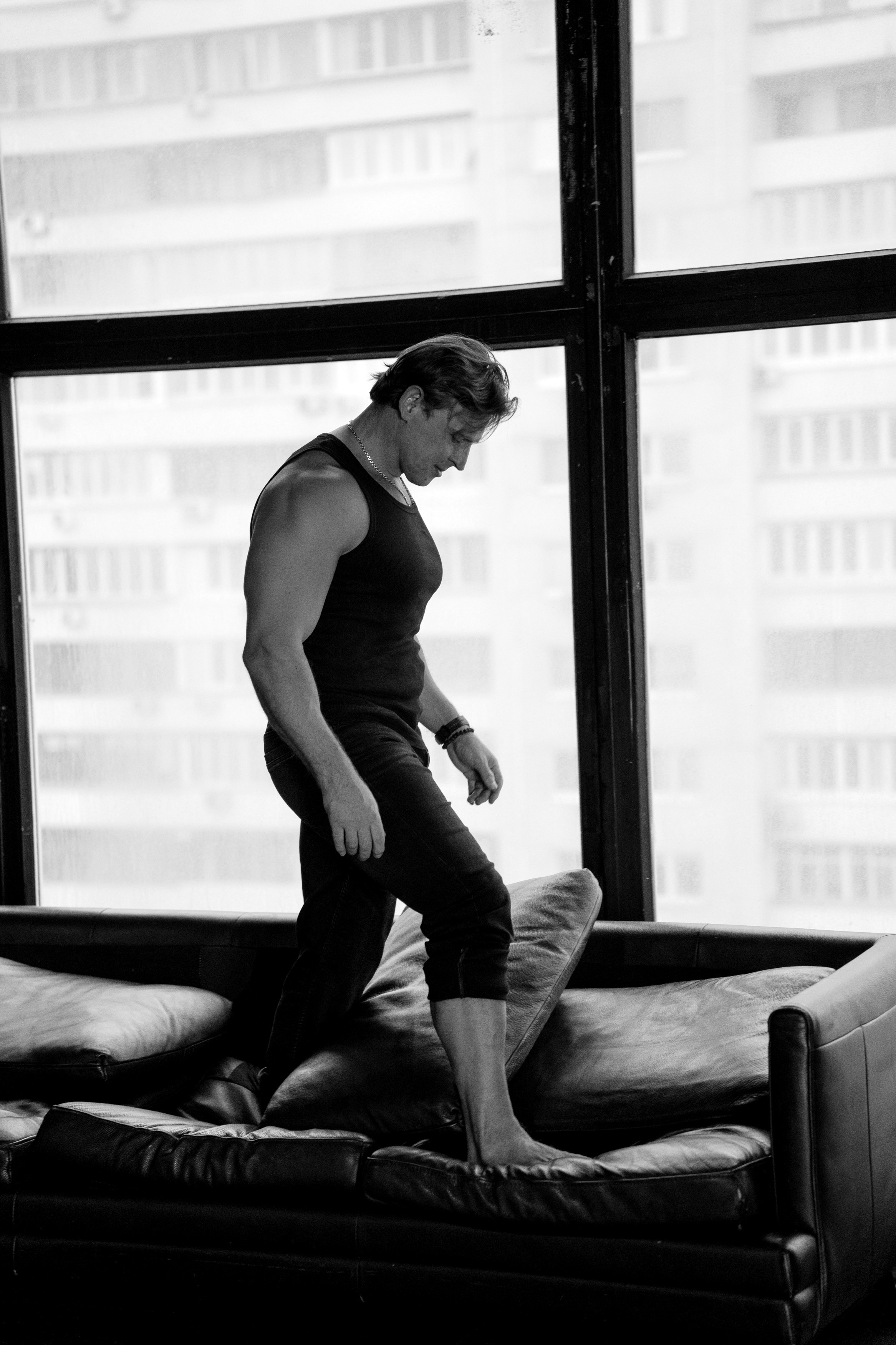 Мужская фотосессия в Москве. Портретный фотограф Олеся Владимирова в Москве