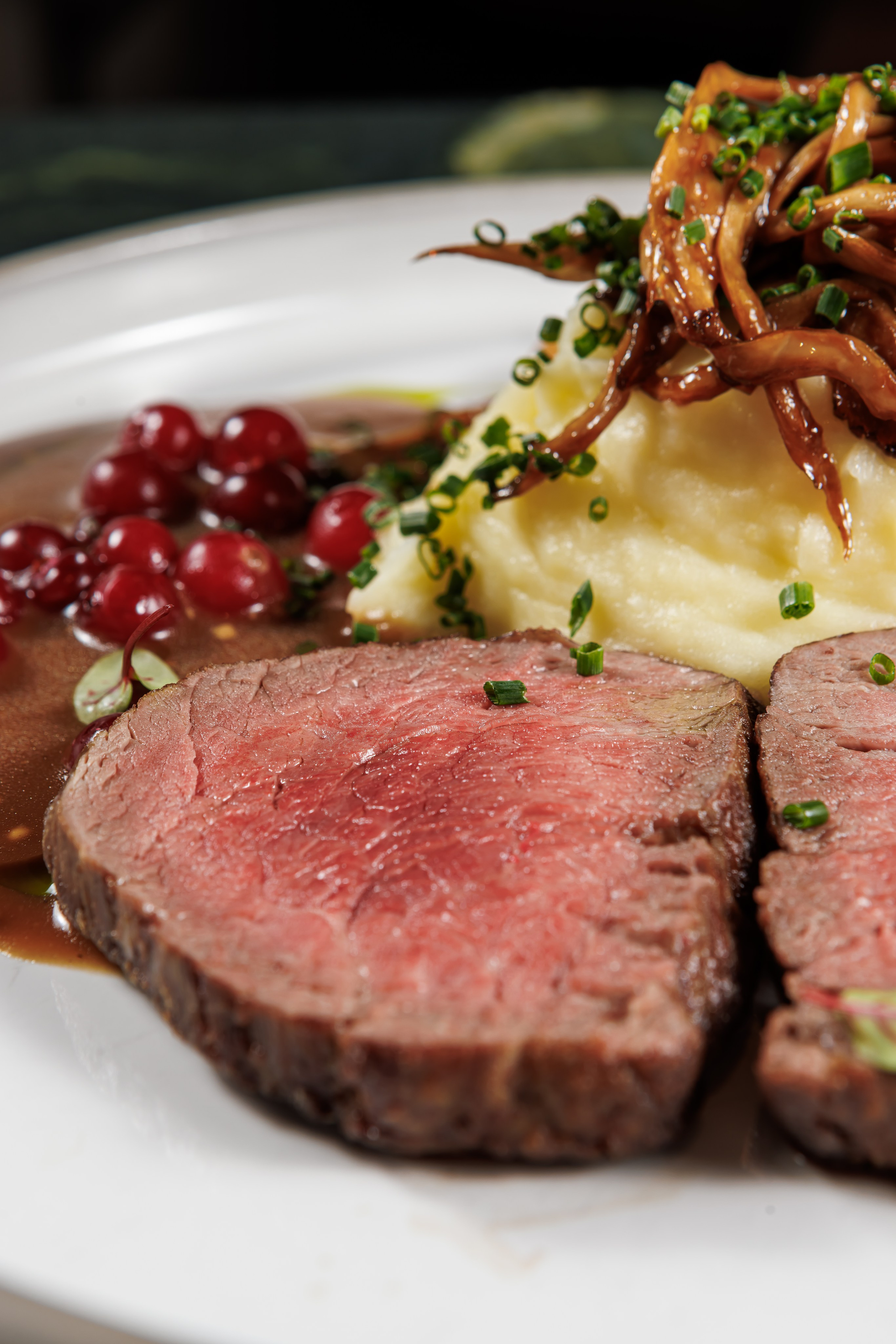 Фото блюда в ресторанной подаче