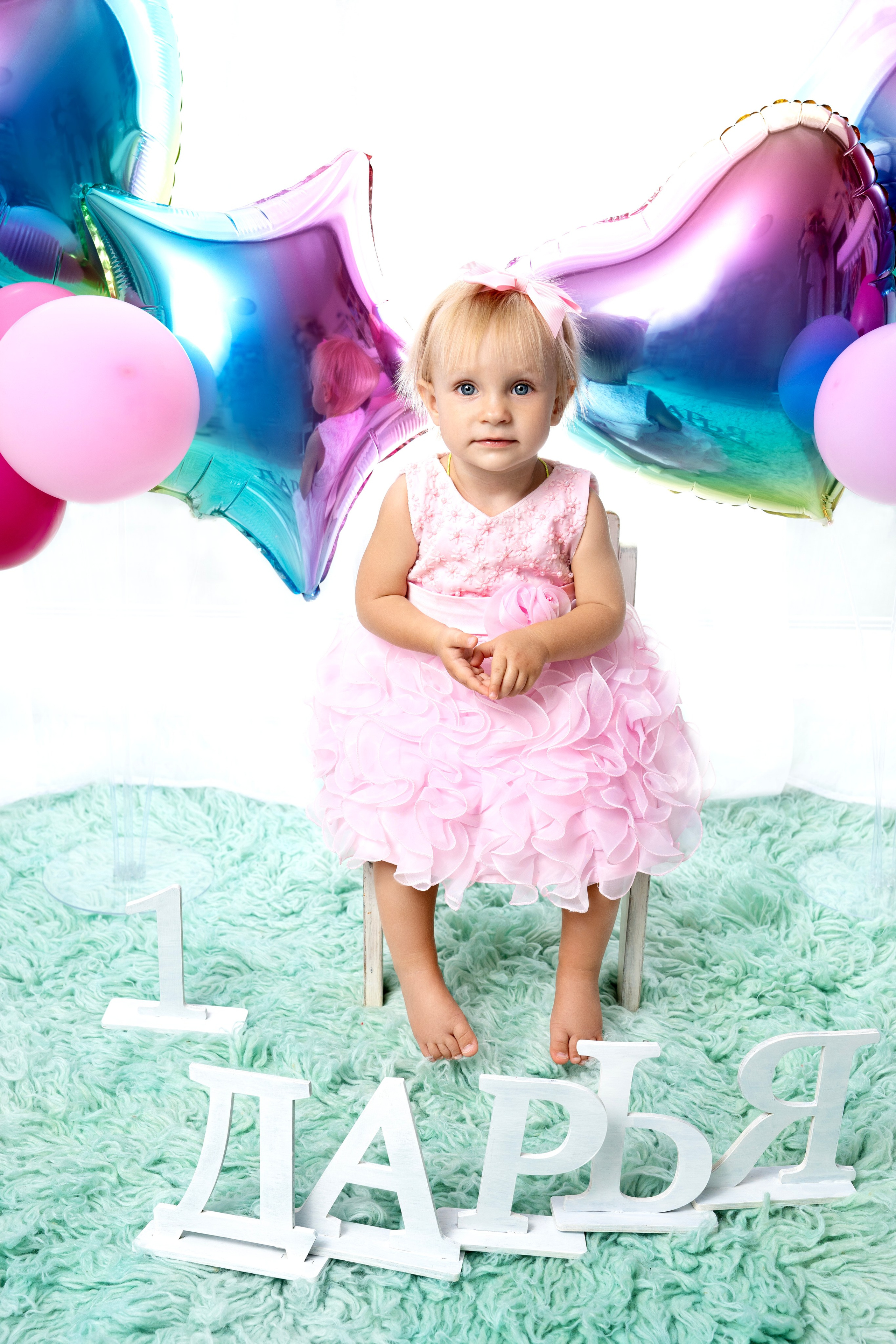 Фотосессия ГОДОВАСИЕ. Фотограф новорожденных, детей до года и беременных в Симферополе