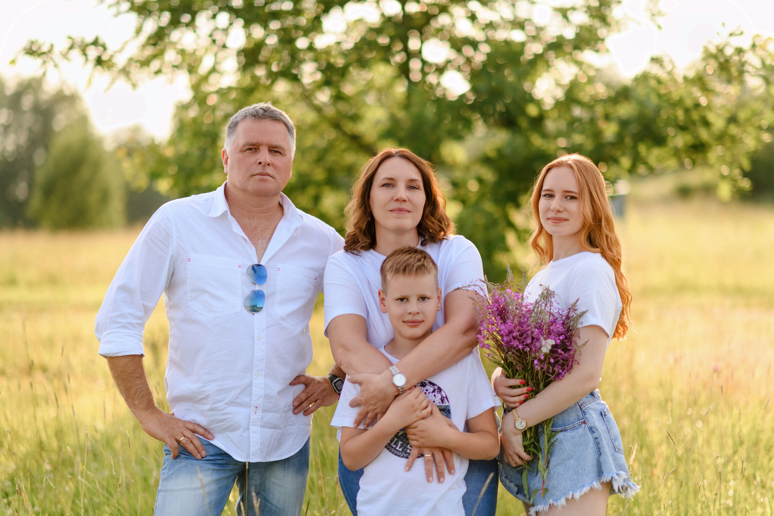 Семейная Фотосессия на природе. Свадебный и семейный фотограф в Санкт-Петербурге Олеся Еремеева