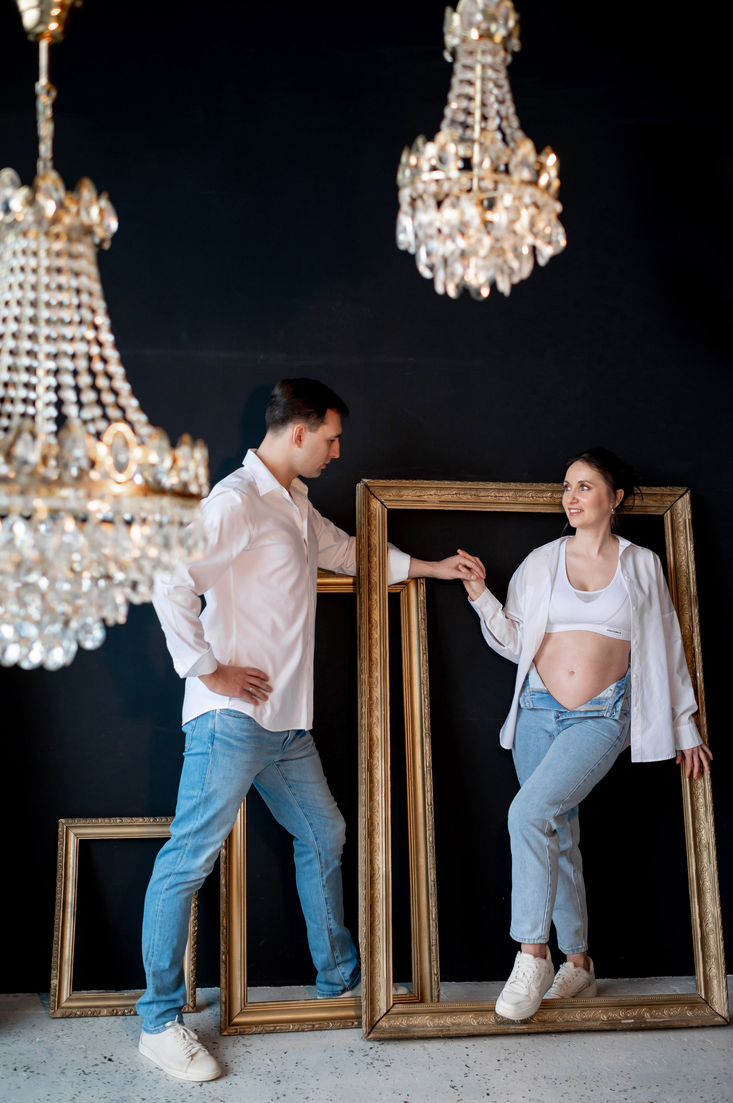 Беременность в красках и необычное гендер-пати. Портретный, семейный и свадебный фотограф в Санкт-Петербурге и в Пушкине Ширяев Денис