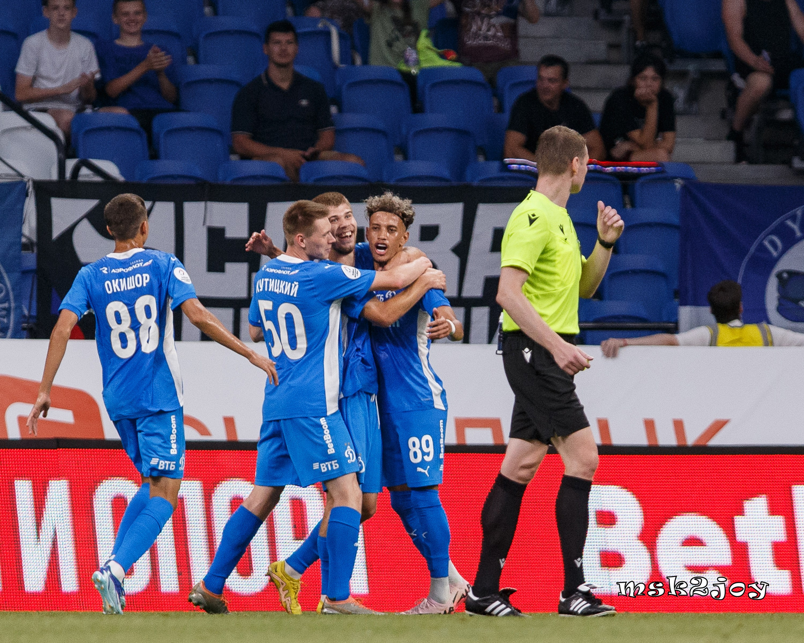 Фоторепортаж. ФК Динамо — ФК Партизан. Михаил Тоцкий портретный и репортажный фотограф в Москве