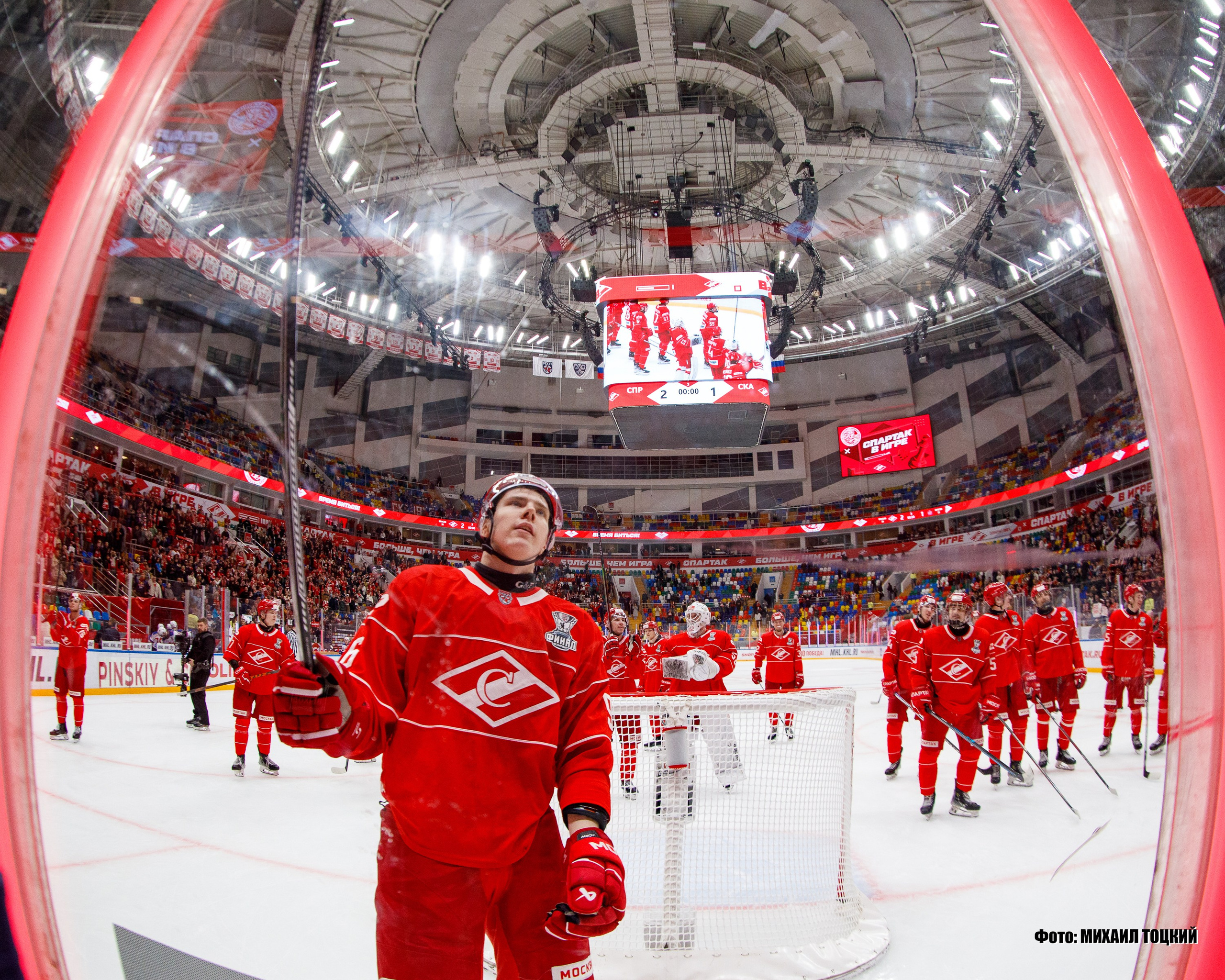 Фоторепортаж Финала Кубка Харламова. МХК Спартак (Москва) — СКА-1946 (Санкт-Петербург). Михаил Тоцкий портретный и репортажный фотограф в Москве